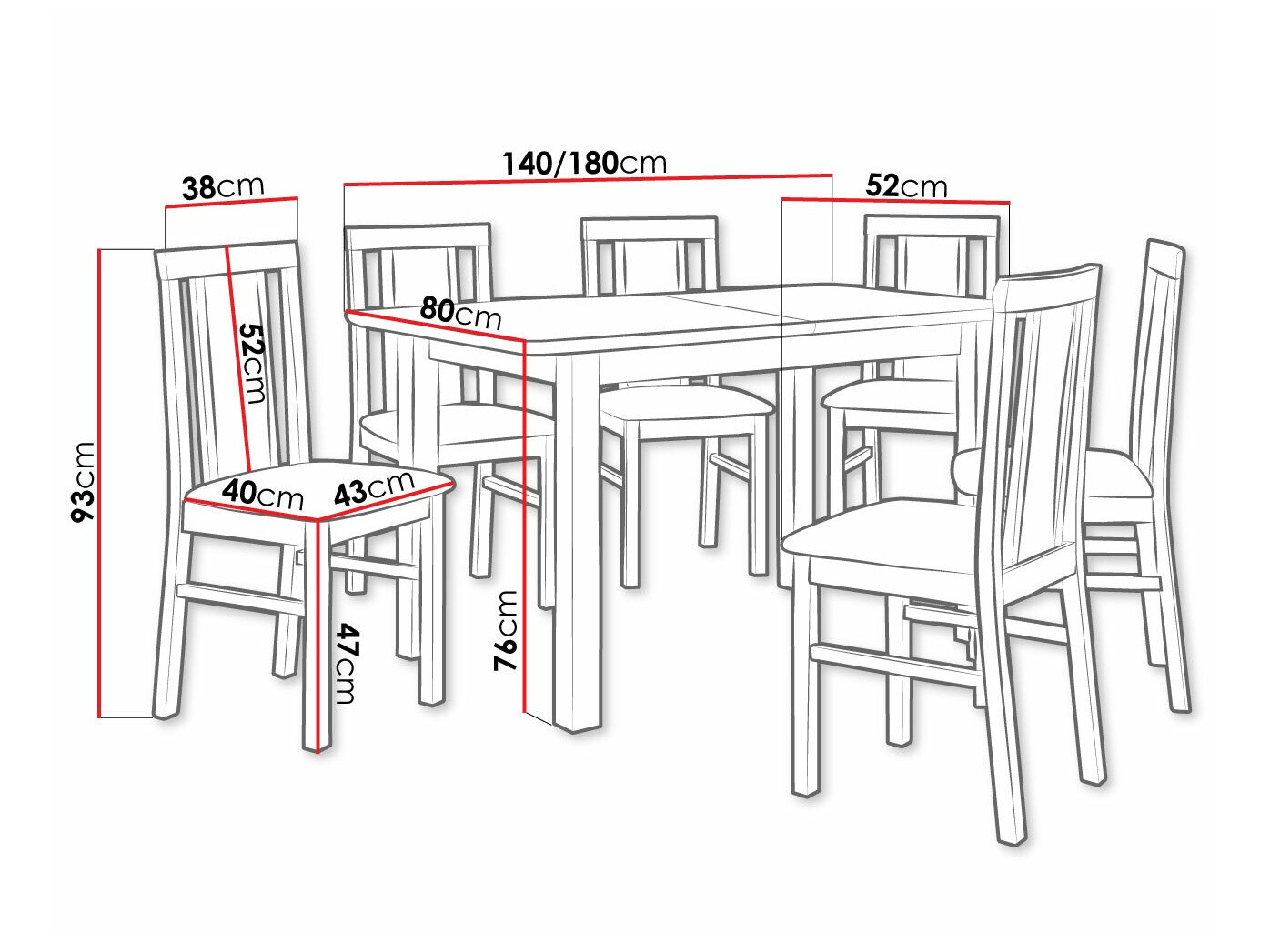 Обеденный гарнитур Victorville 311 (Орех)