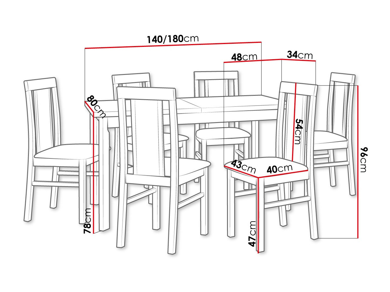 Обеденный гарнитур Victorville 315 (Ольха)