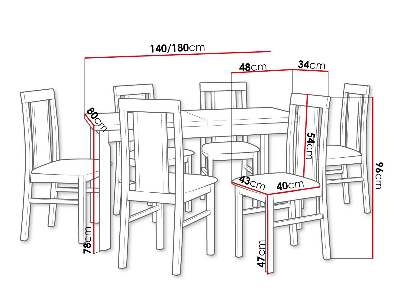 Обеденный гарнитур Victorville 315 (Орех)
