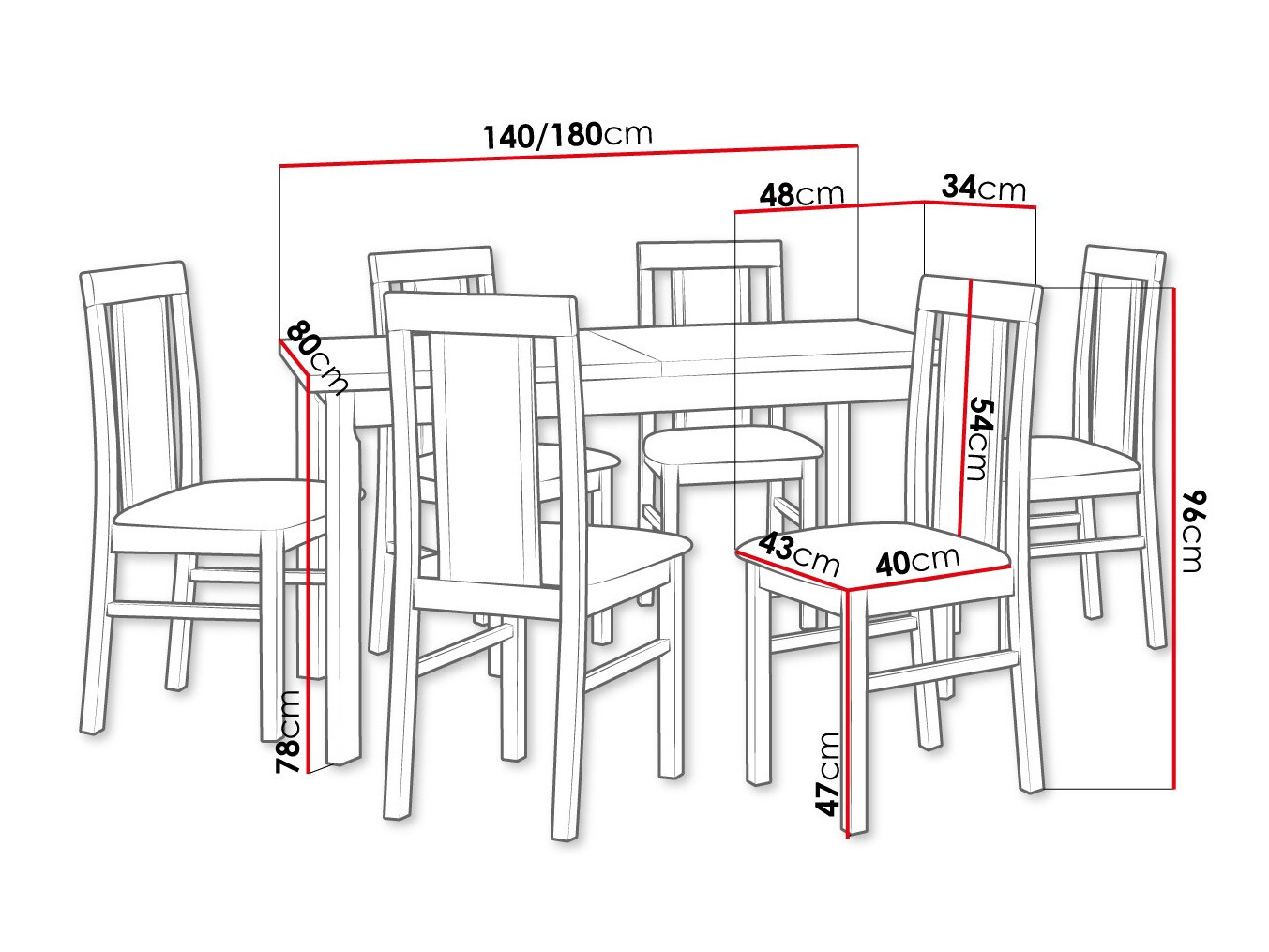 Обеденный гарнитур Victorville 315 (Сонома Дуб)
