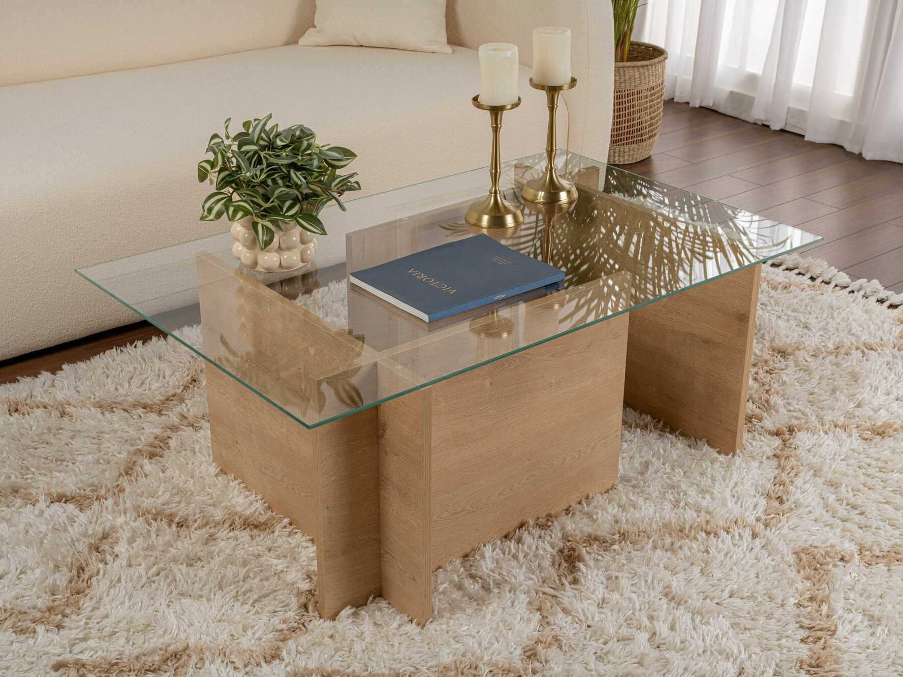 Журнальный столик Novato 112 (Медовый дуб)