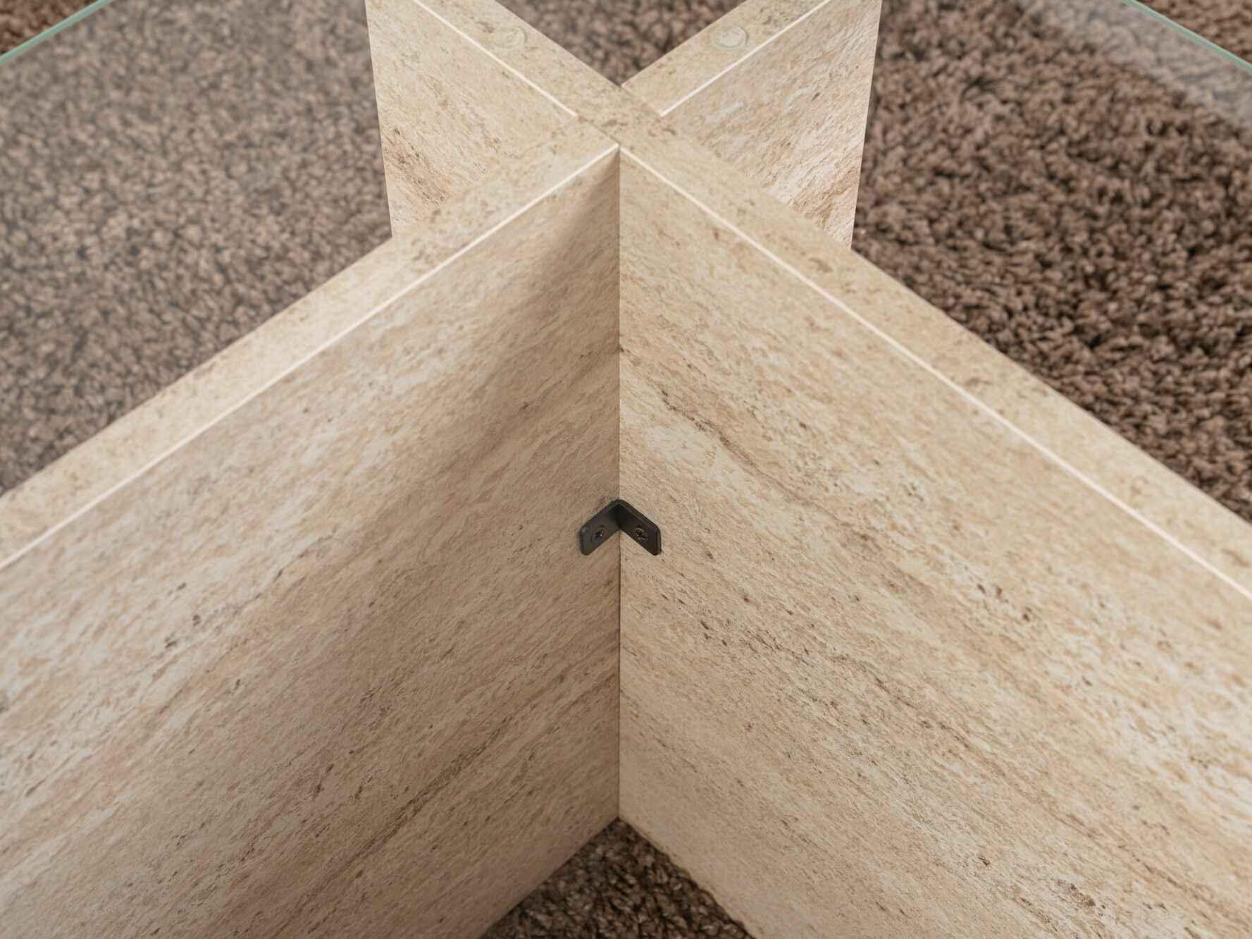 Журнальный столик Novato 112 (Светлый травертин)