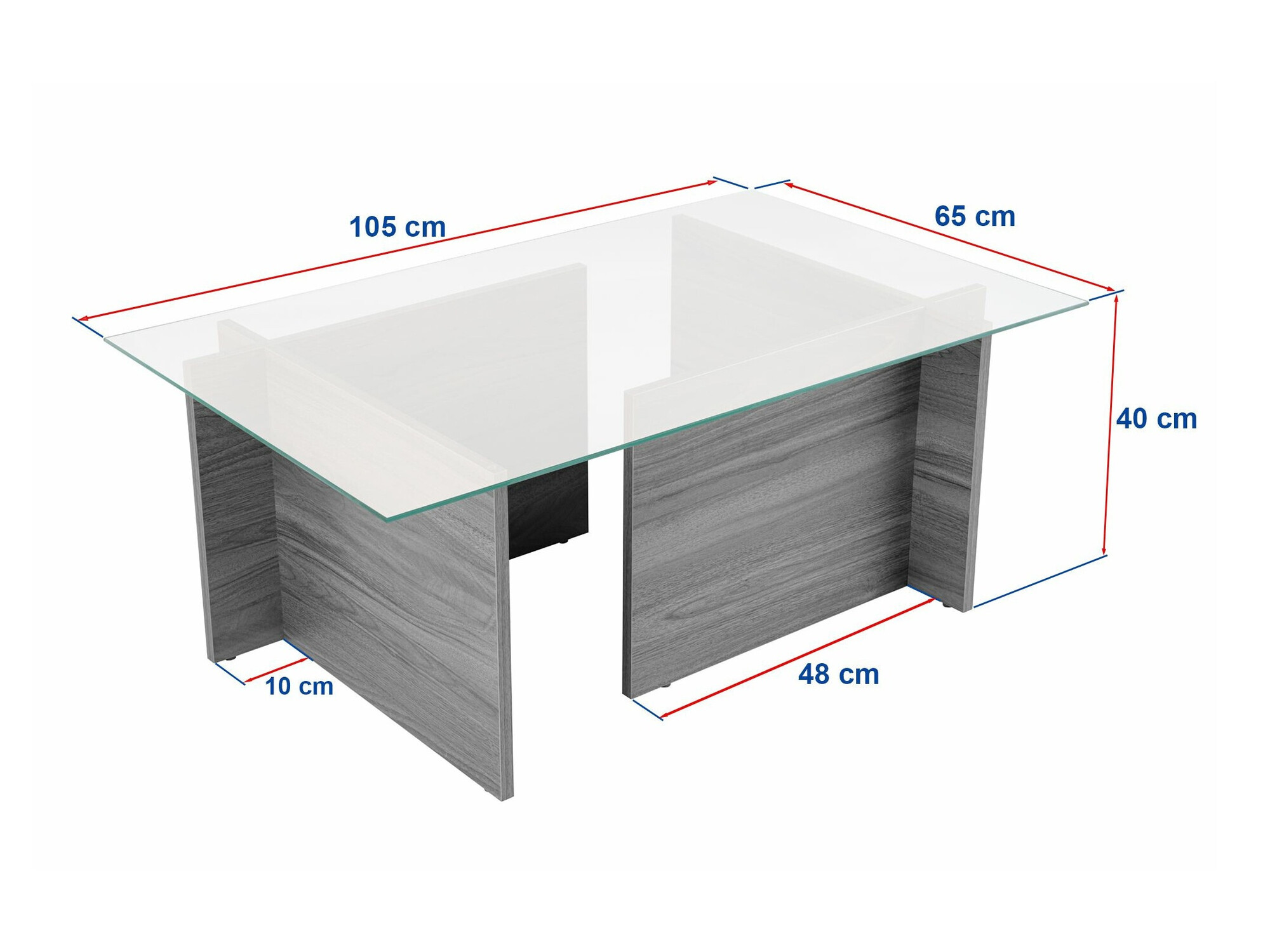 Žurnālu galdiņš Novato 112 (Pelēks)
