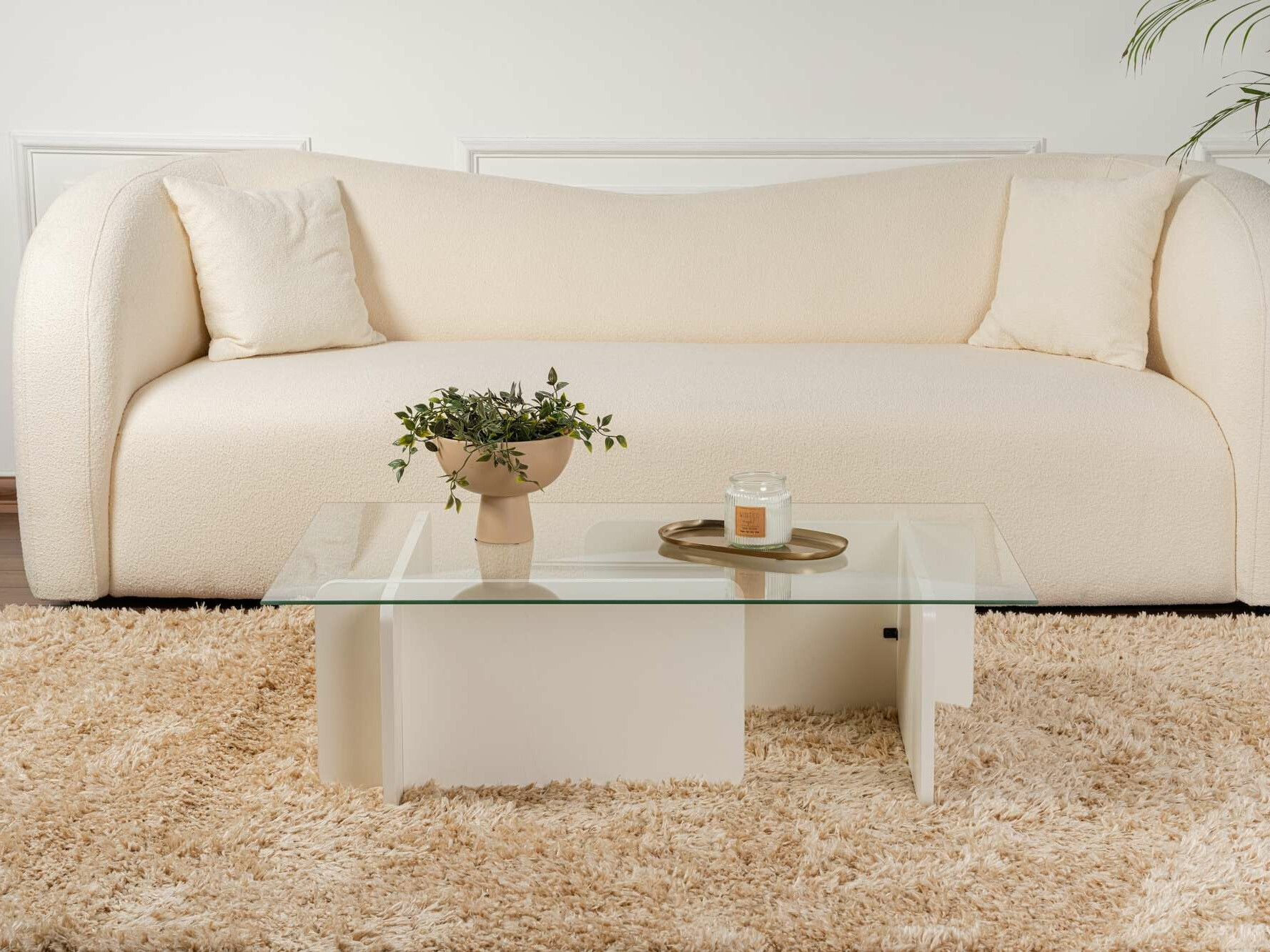 Žurnālu galdiņš Novato 113 (Balts)