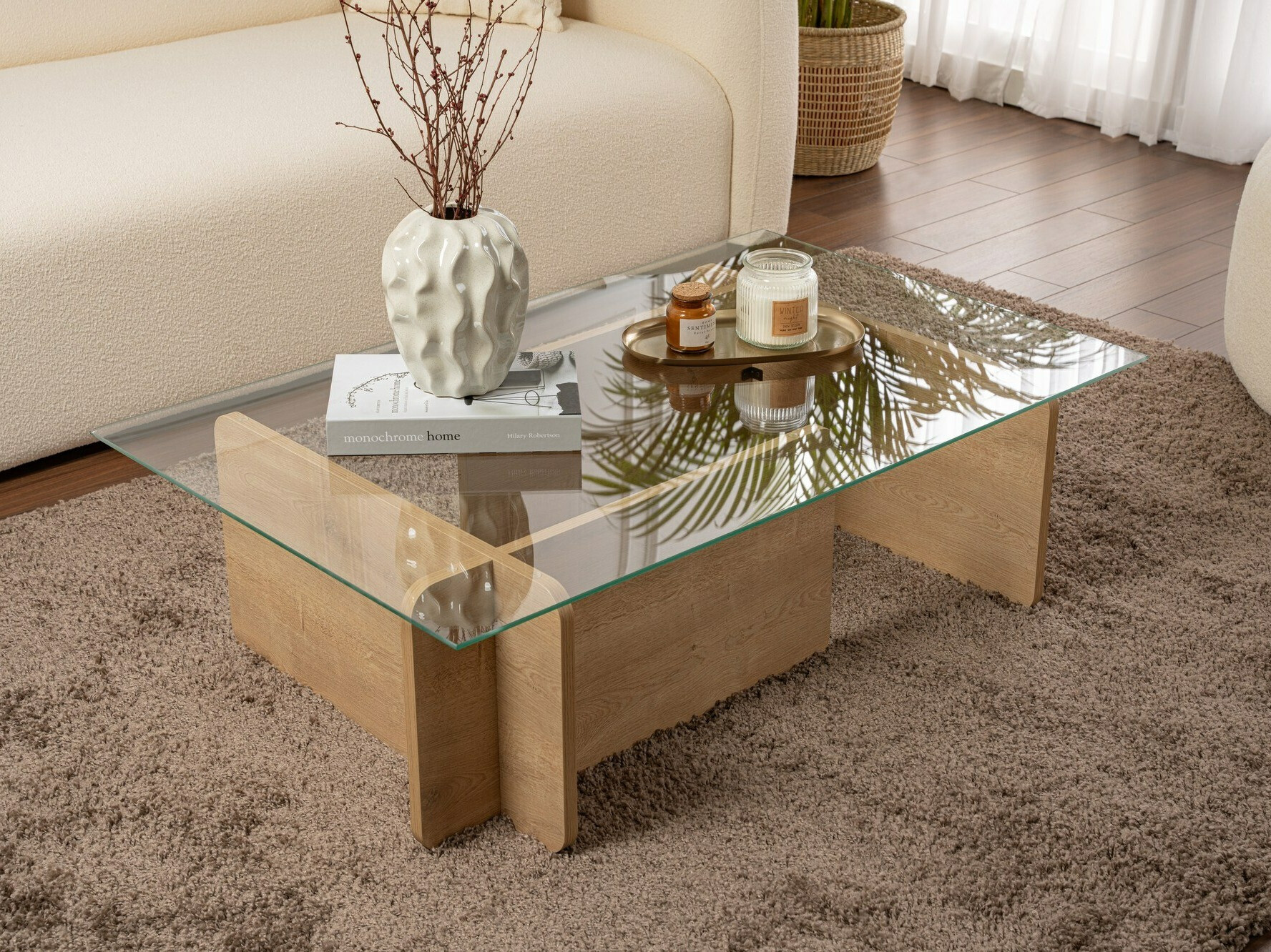 Žurnālu galdiņš Novato 113 (Medus ozols)