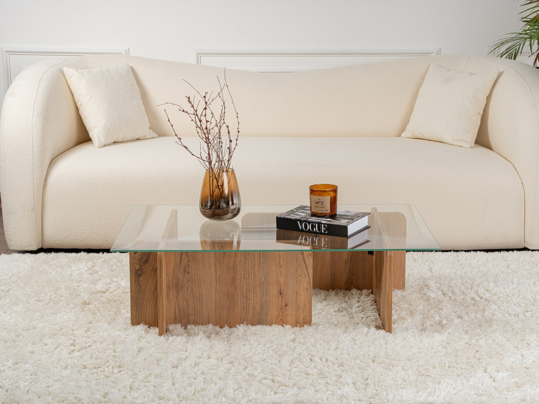 Žurnālu galdiņš Novato 113 (Priede)