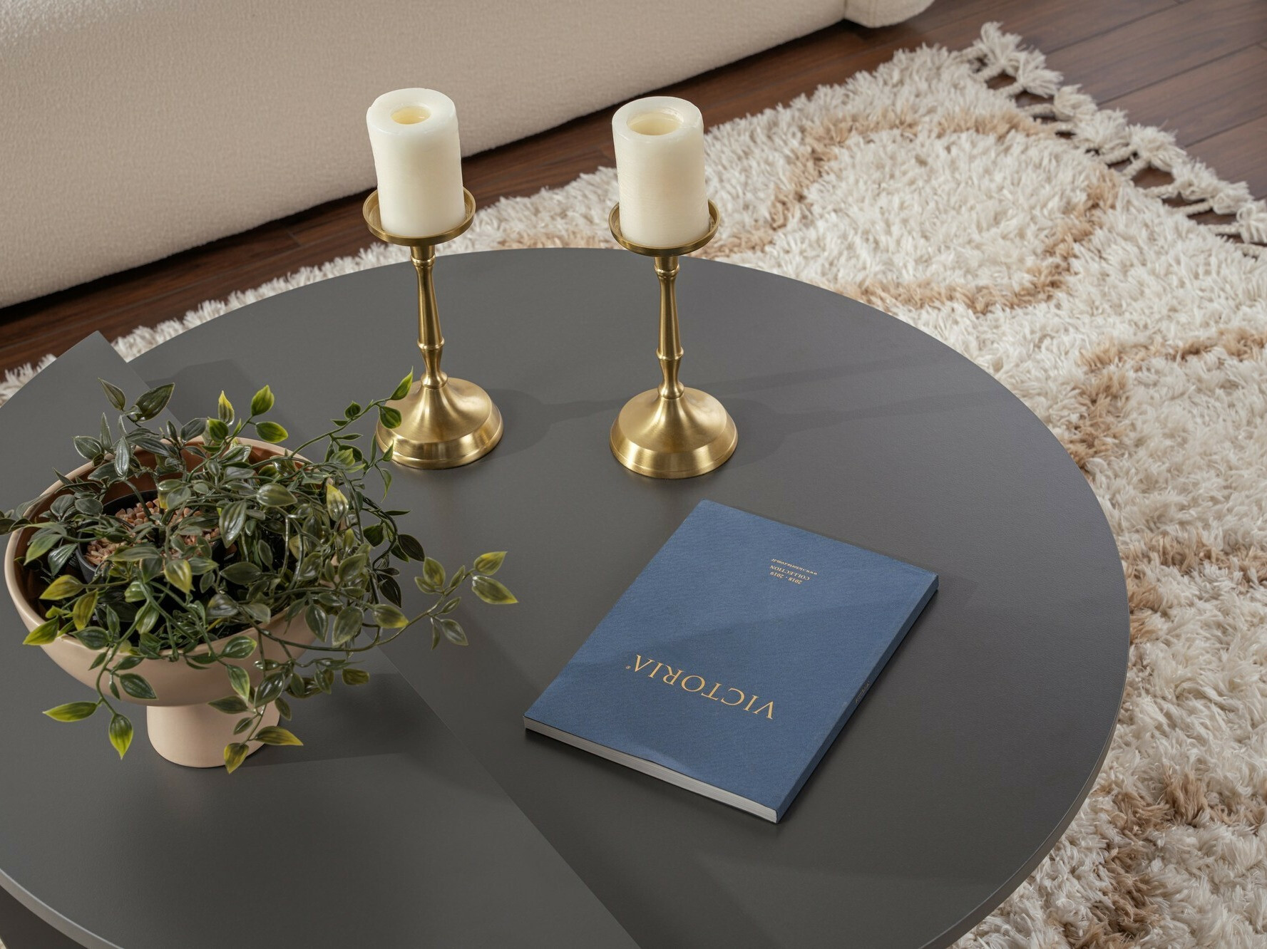 Комплект журнальных столиков Novato 100 (Антрацит)