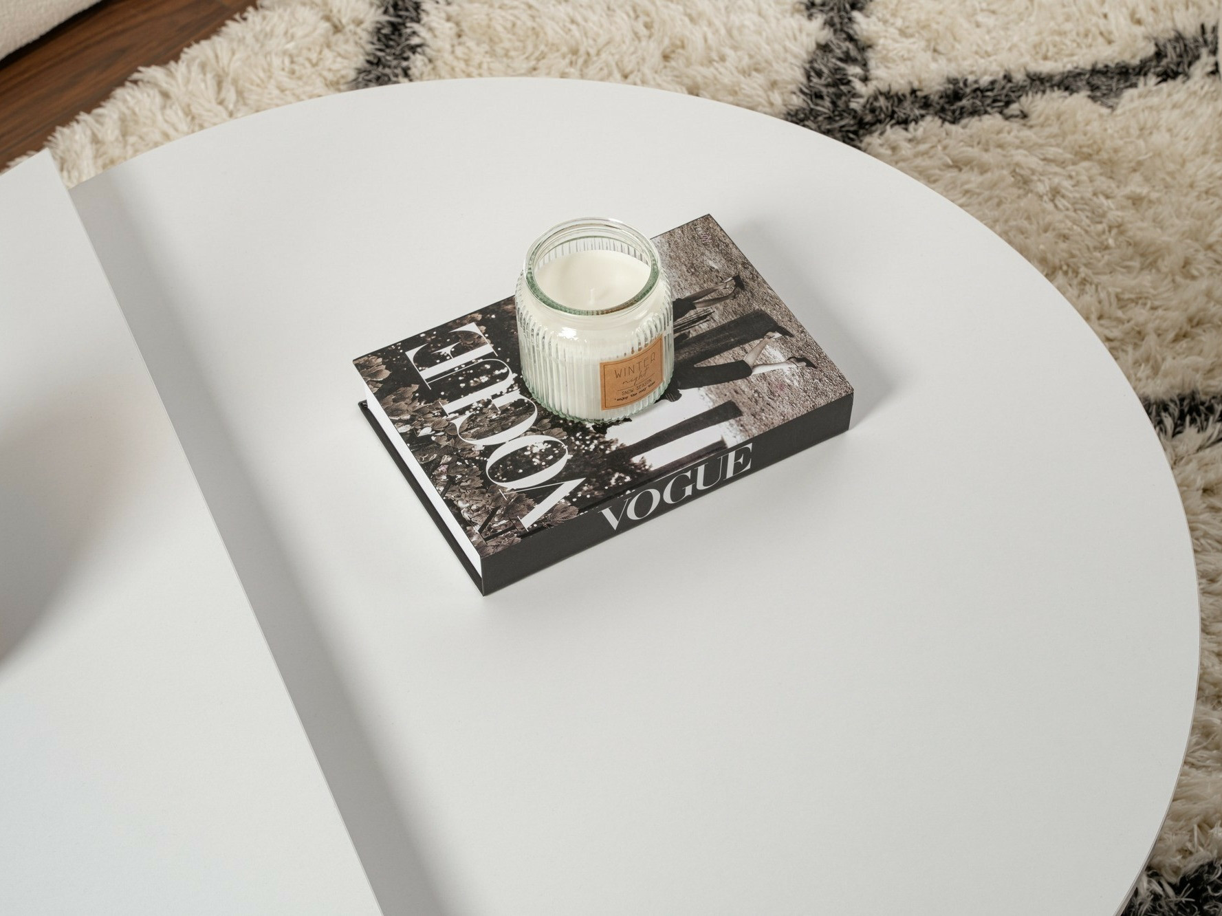 Комплект журнальных столиков Novato 100 (Белый)