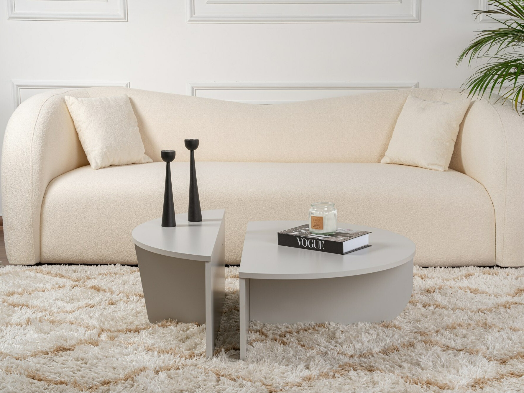 Комплект журнальных столиков Novato 100 (Серый)