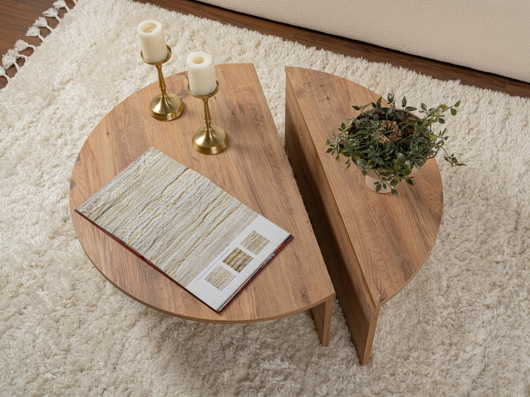 Комплект журнальных столиков Novato 100 (Сосна)