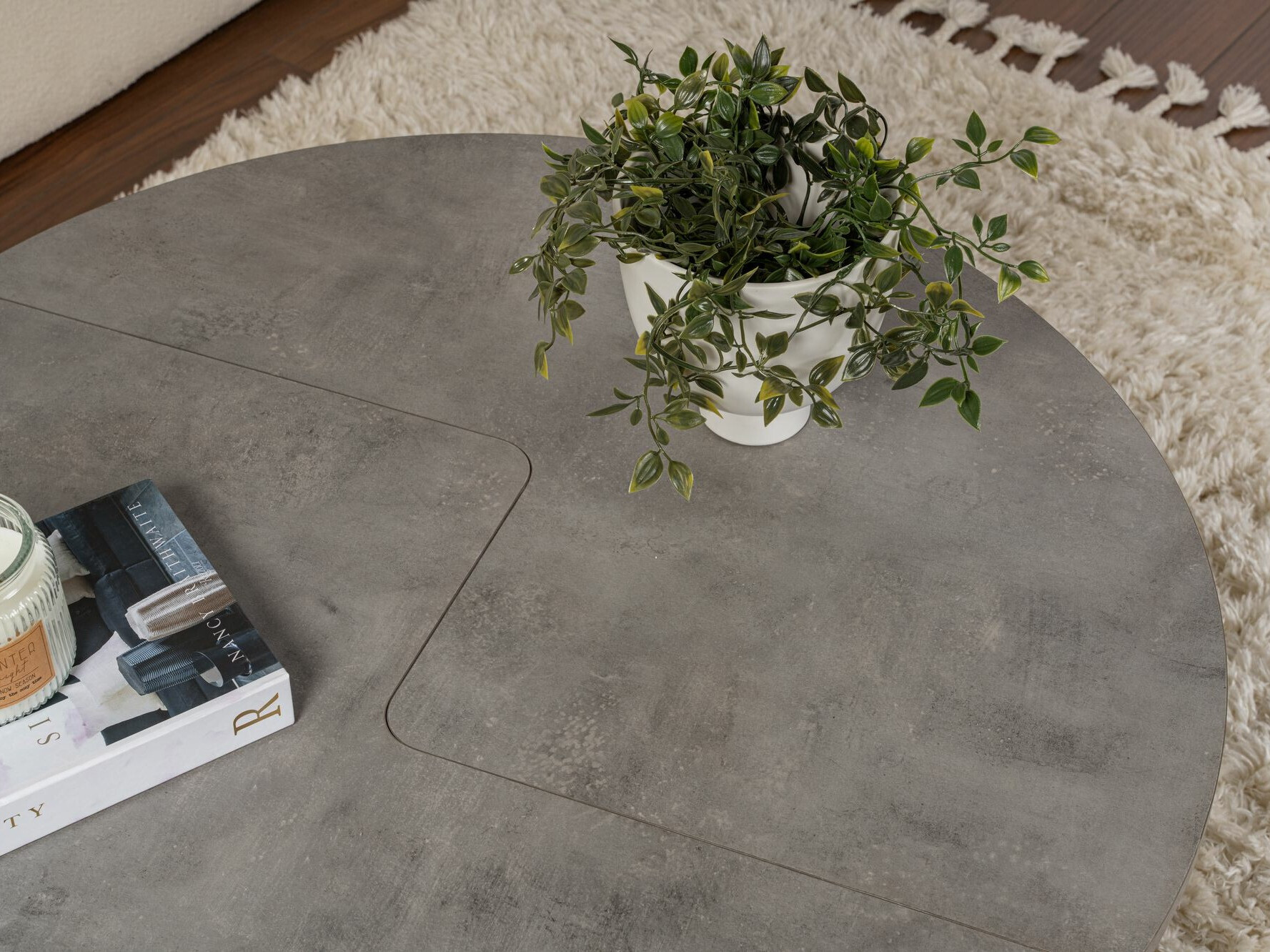 Комплект журнальных столиков Novato 114 (Бетон)