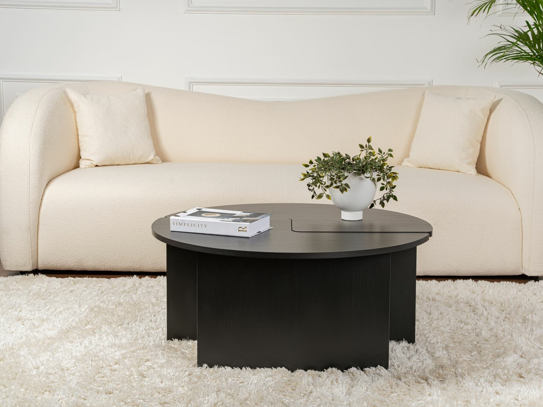 Комплект журнальных столиков Novato 114 (Чёрный)