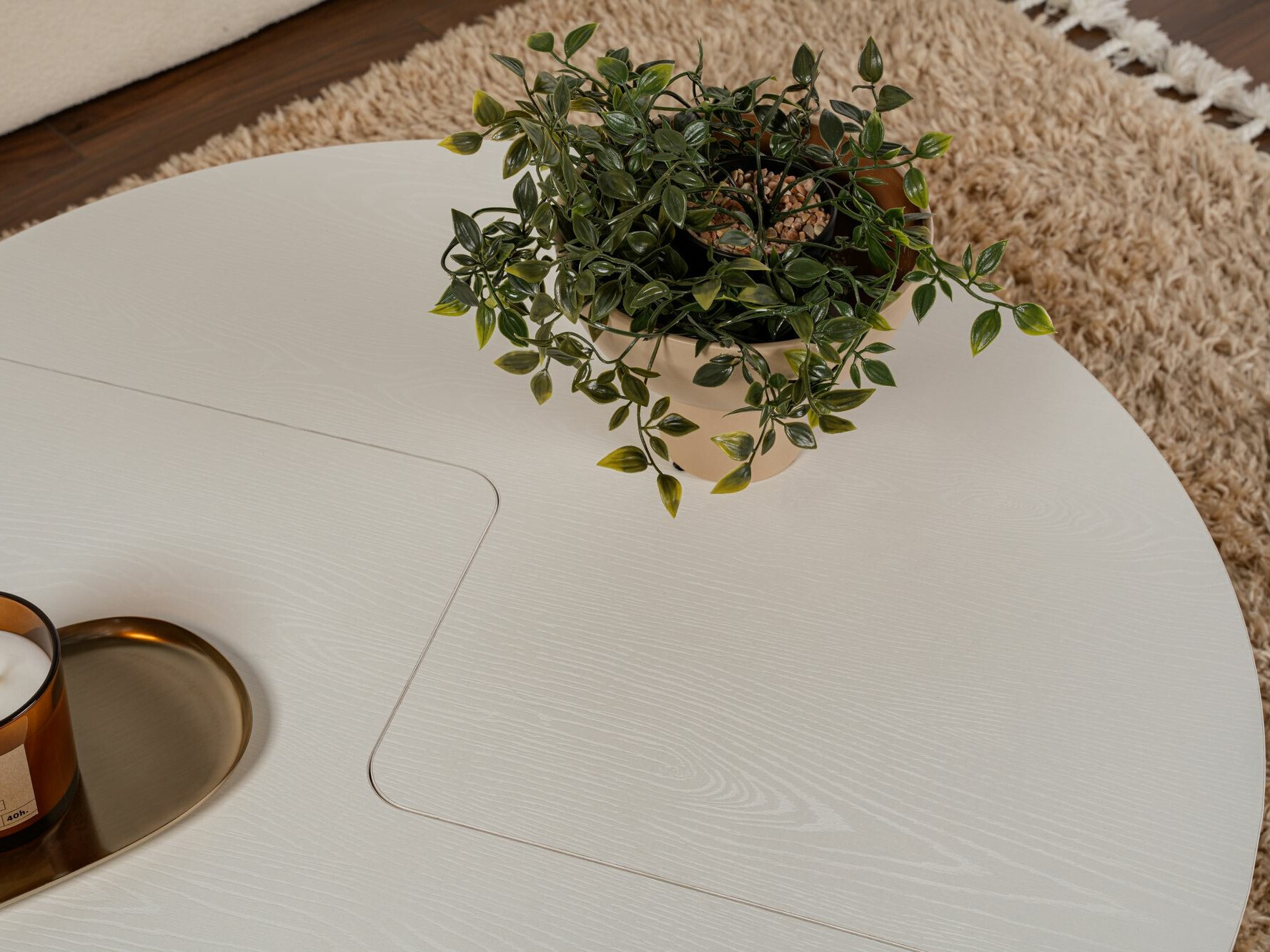 Комплект журнальных столиков Novato 114 (Крем)