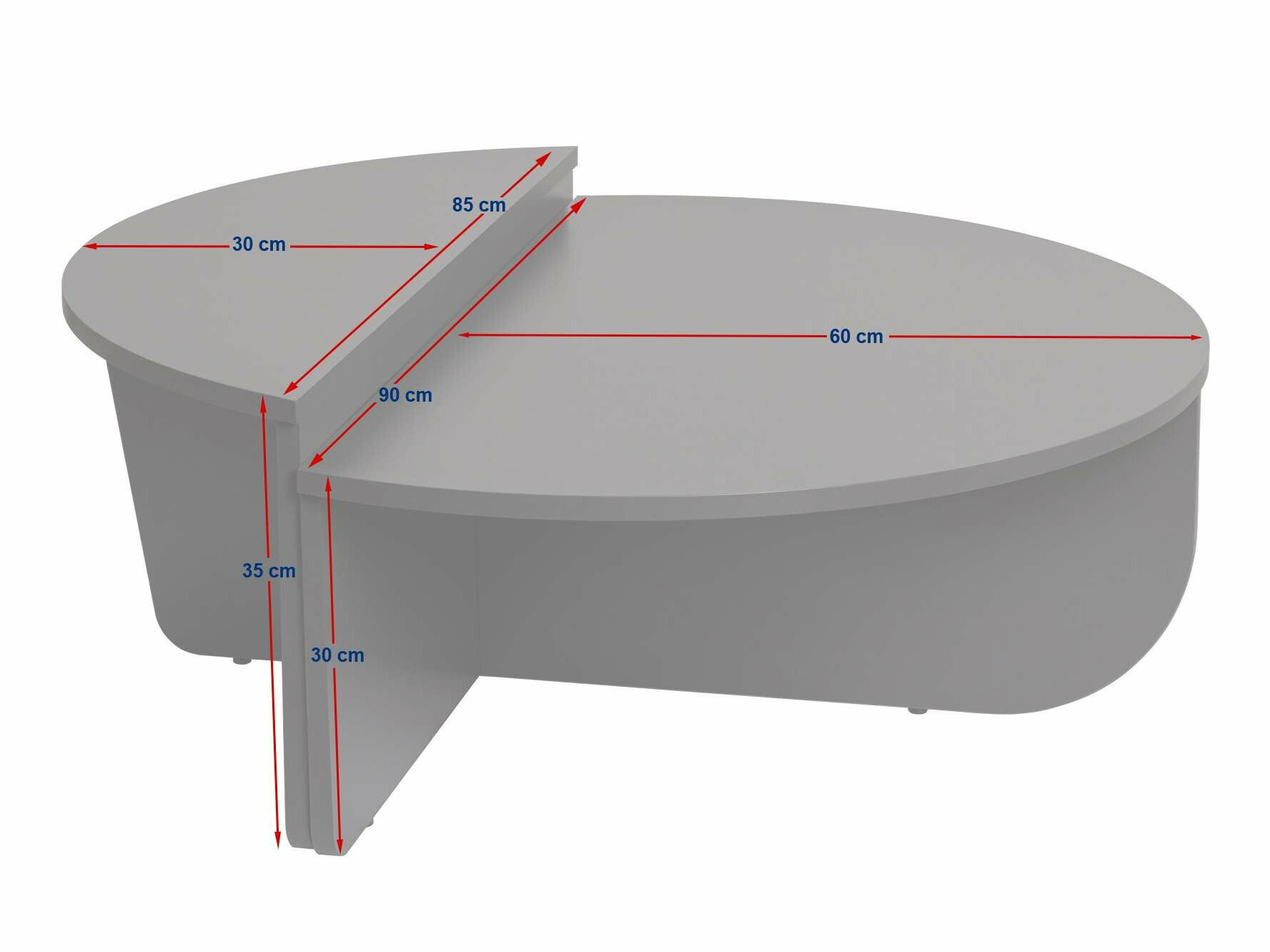 Žurnālu galdiņu komplekts Novato 100 (Krēms + Melns)