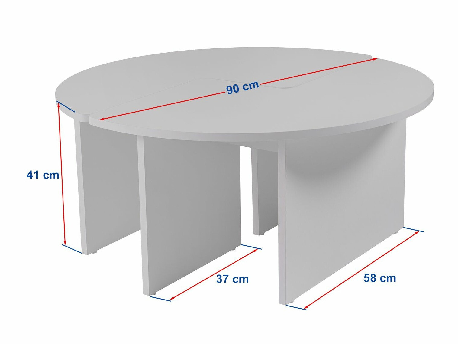 Žurnālu galdiņu komplekts Novato 114 (Melns)