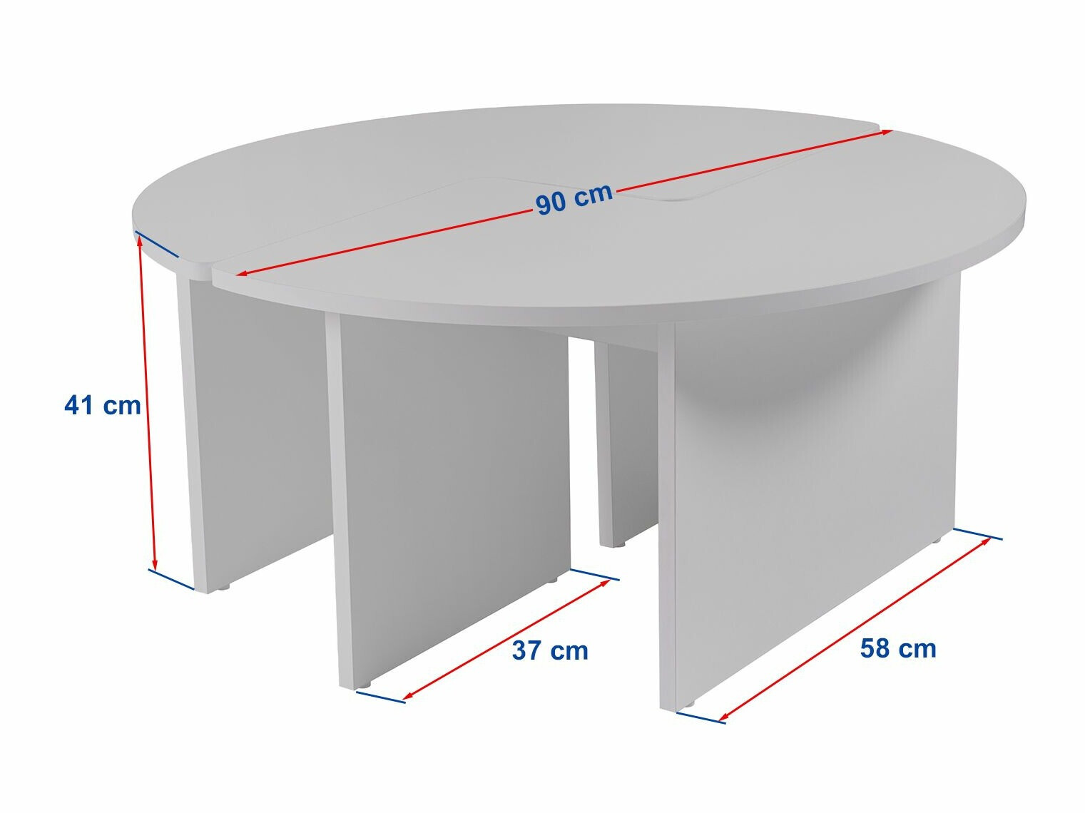 Žurnālu galdiņu komplekts Novato 114 (Priede)