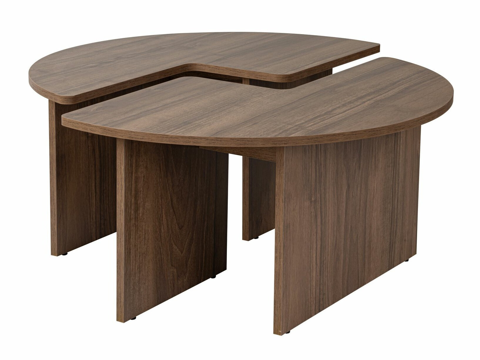 Žurnālu galdiņu komplekts Novato 114 (Riekstkoks)