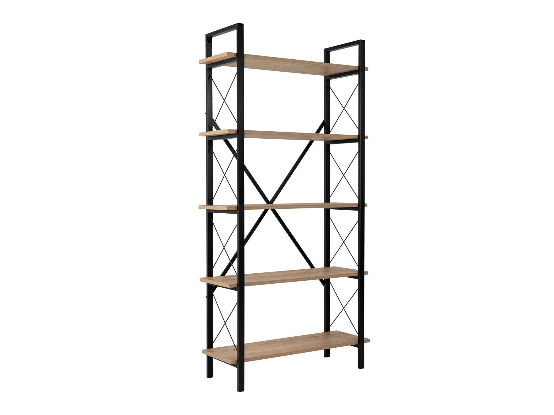 Plaukts Novato 115 (Ozols + Melns)