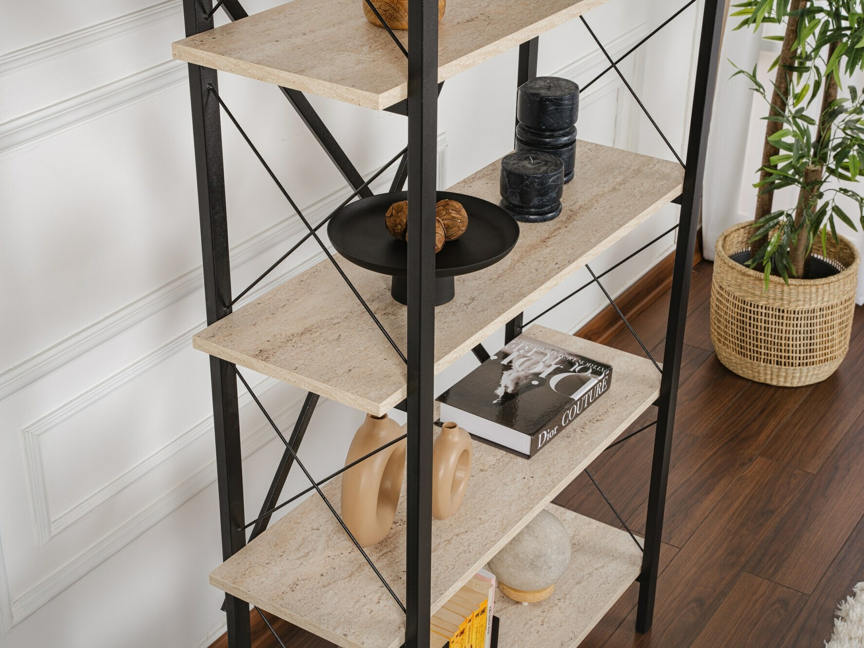 Plaukts Novato 115 (Gaiši brūns + Melns)