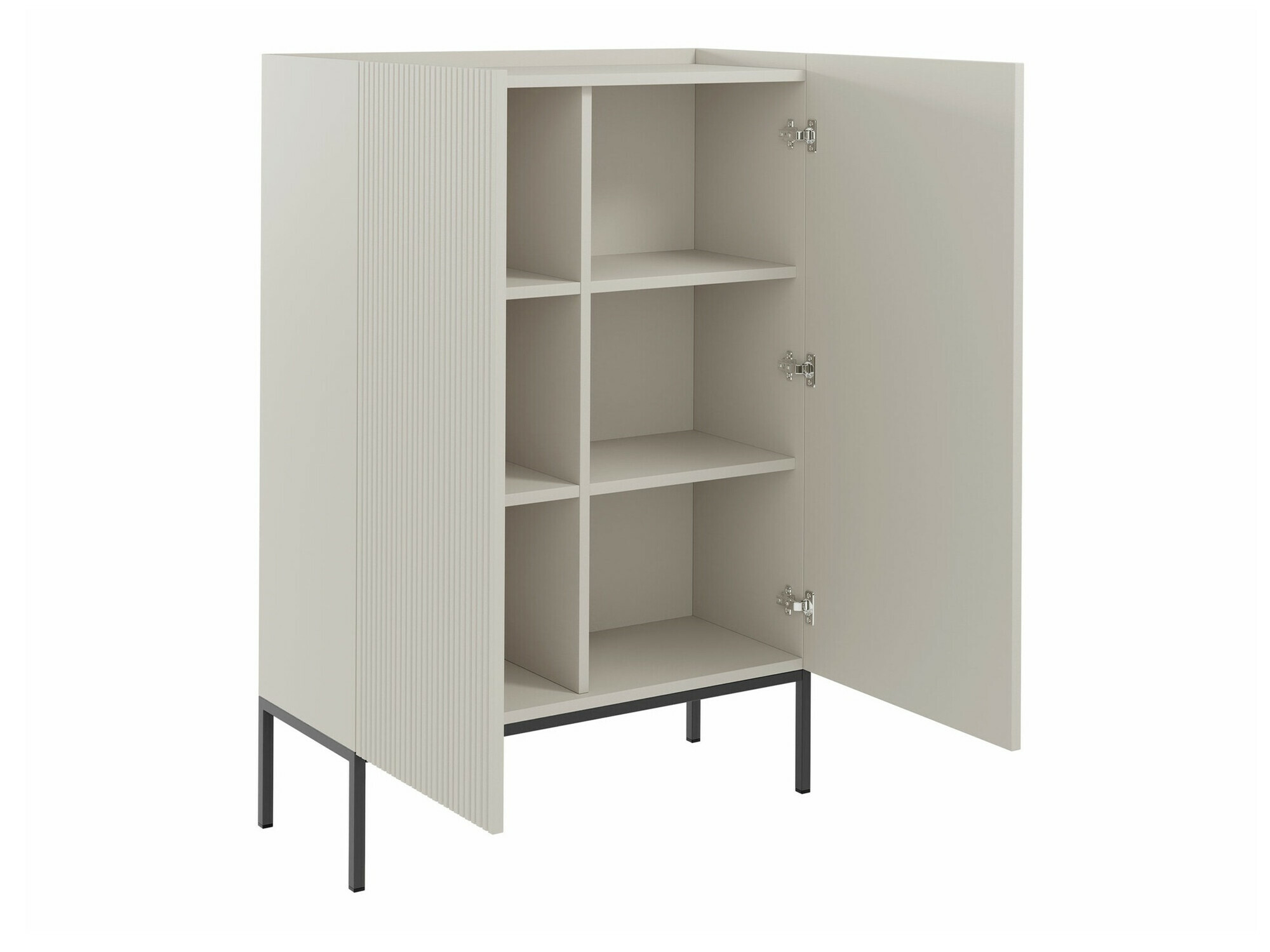 Plaukts Lunole 100 (Artisan ozols + Melns)