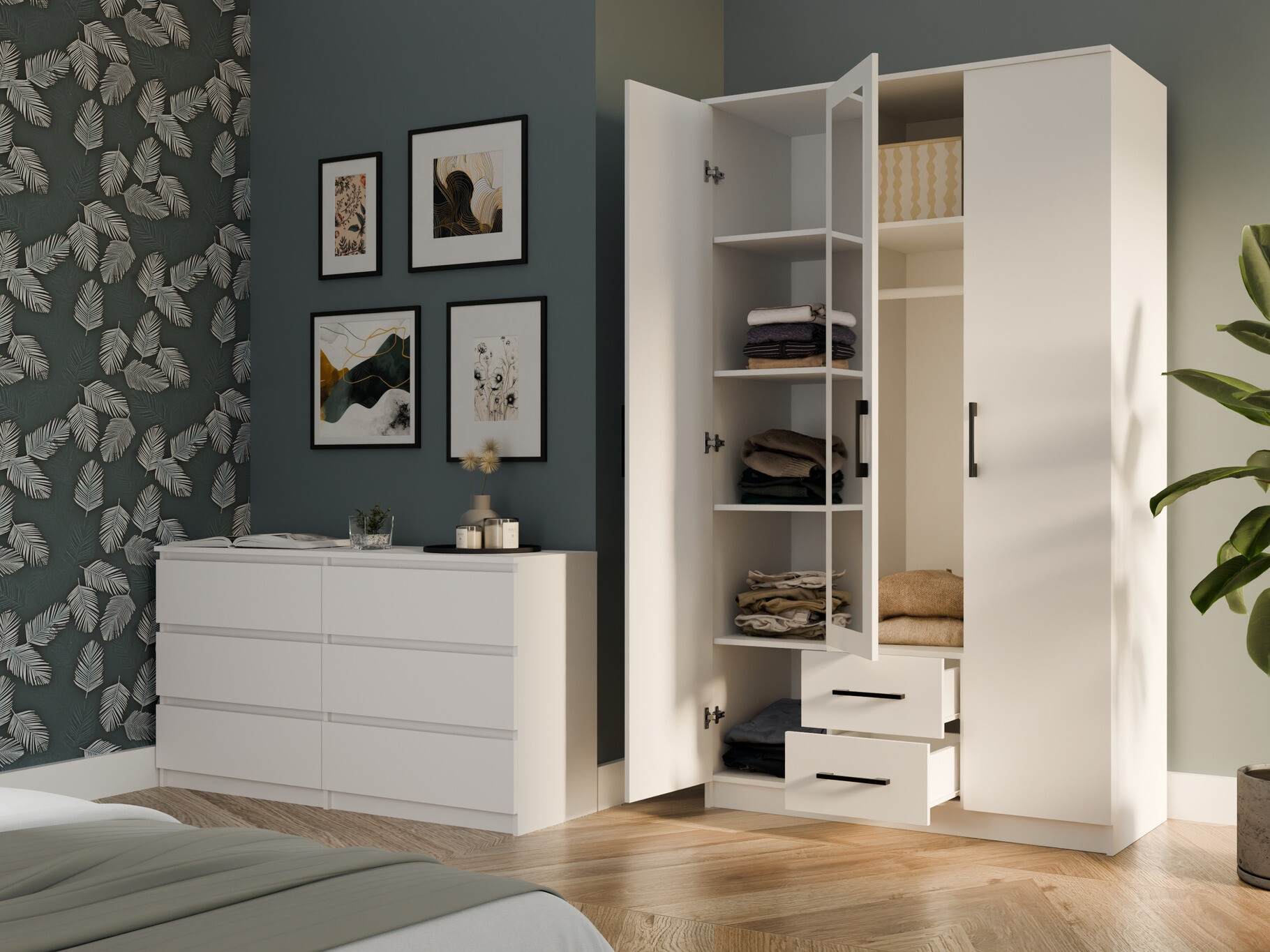 Skapis Mandeville 116 (Balts)