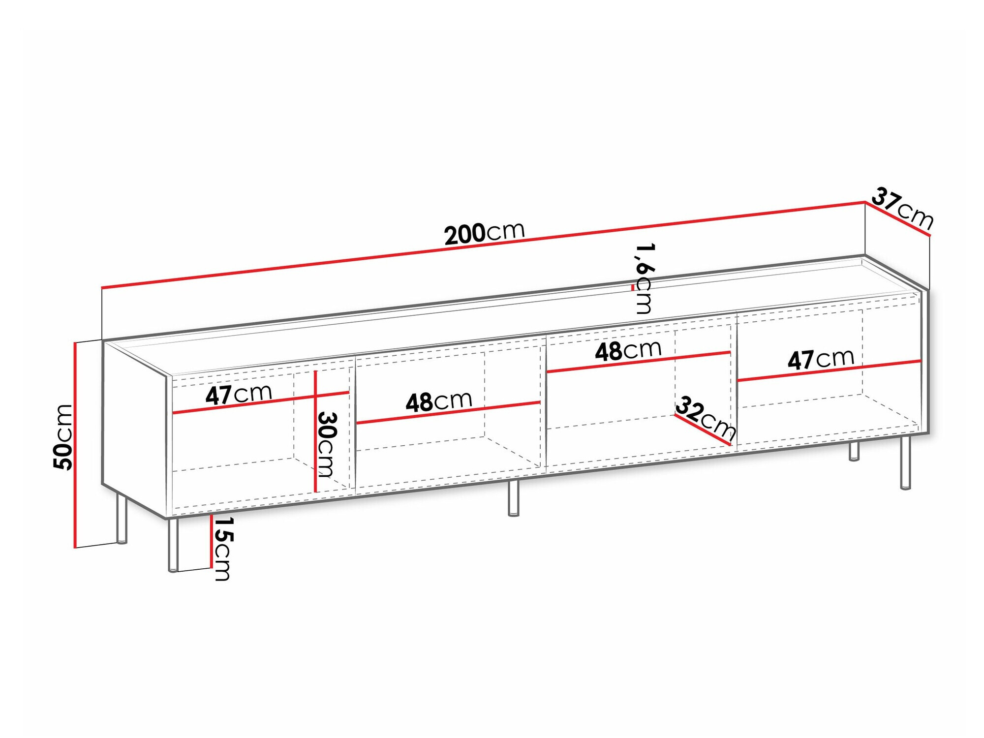 TV galds Comfivo Belviro I
