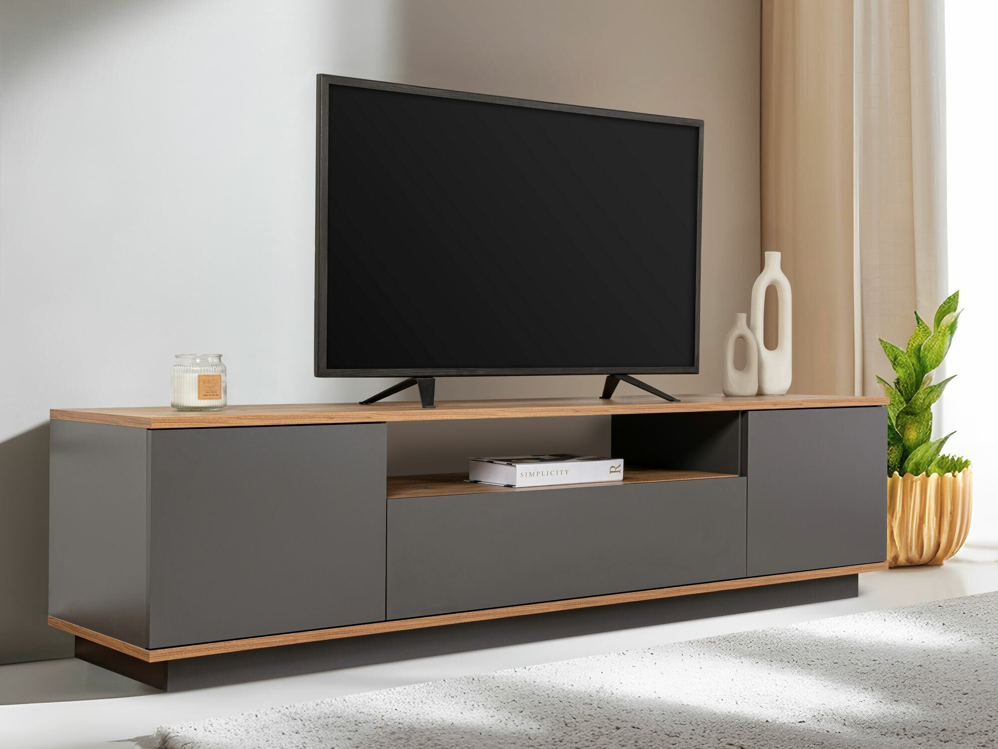 TV galds Kailua 2405 (Antracīts)