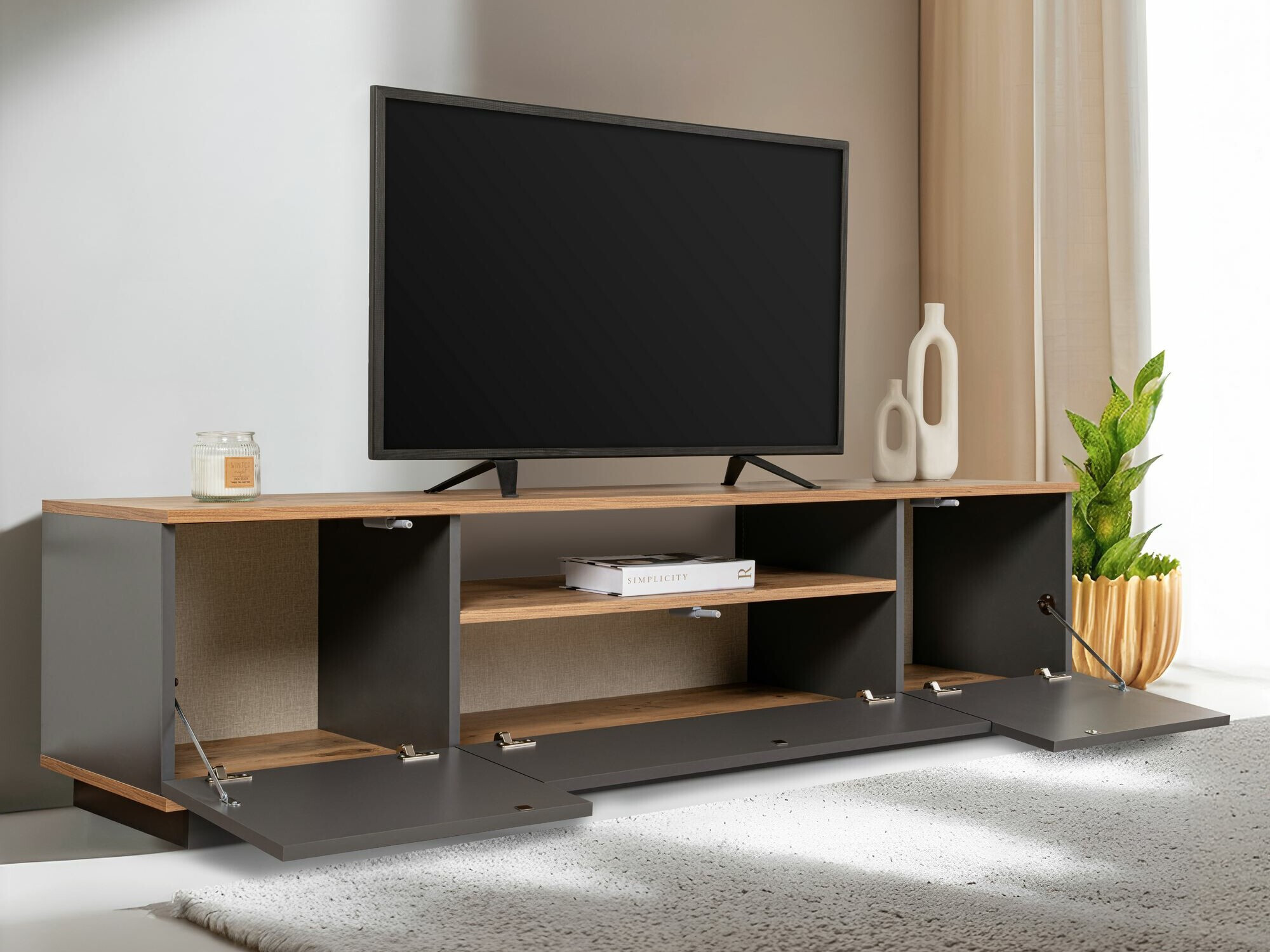 TV galds Kailua 2405 (Antracīts)