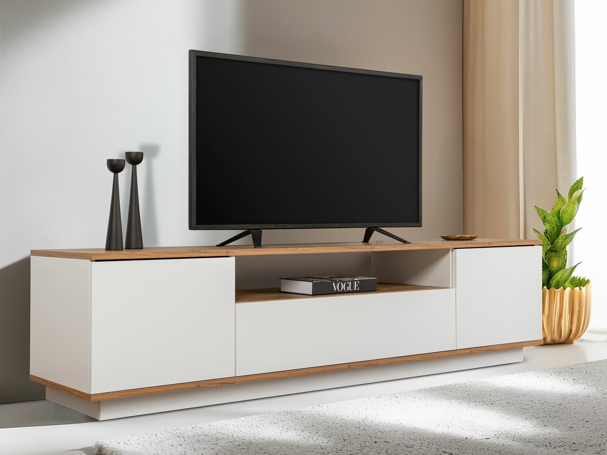 TV galds Kailua 2405 (Balts)