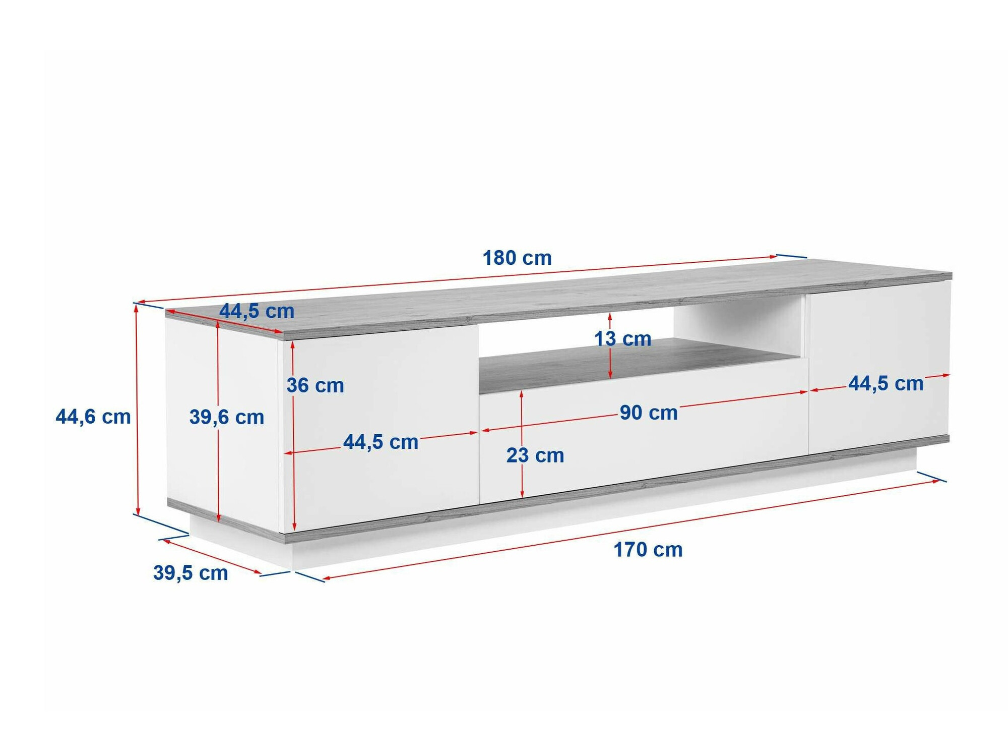 TV galds Kailua 2405 (Balts)