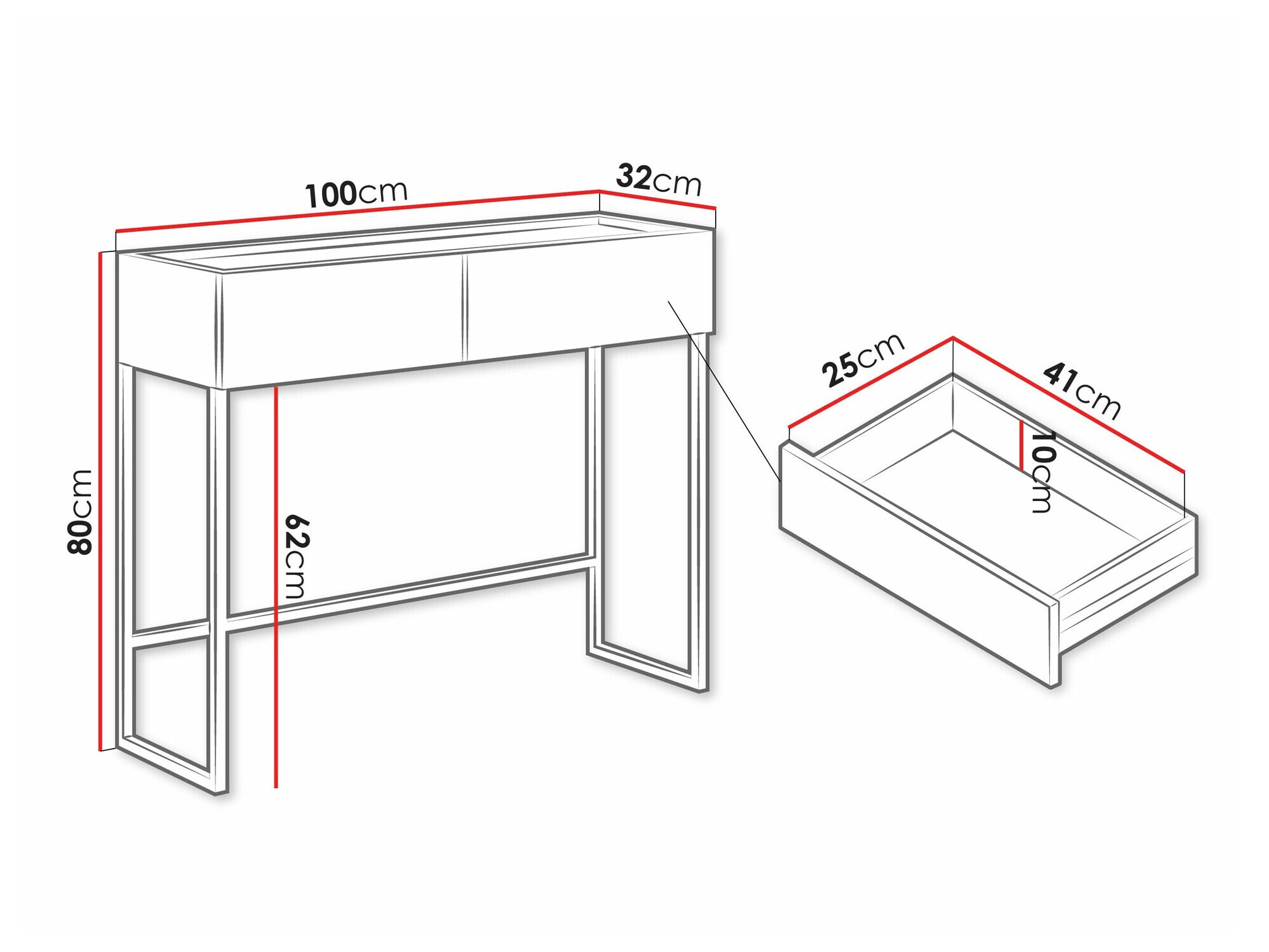 Консоль Lunole 103 (Кашемир)