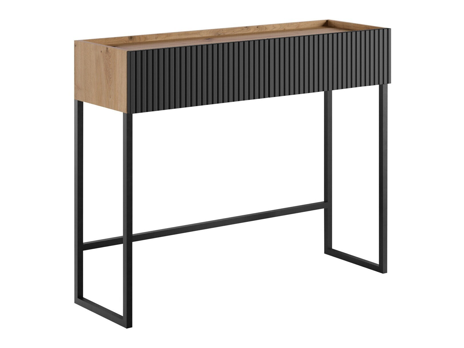 Konsole Lunole 103 (Artisan ozols + Melns)