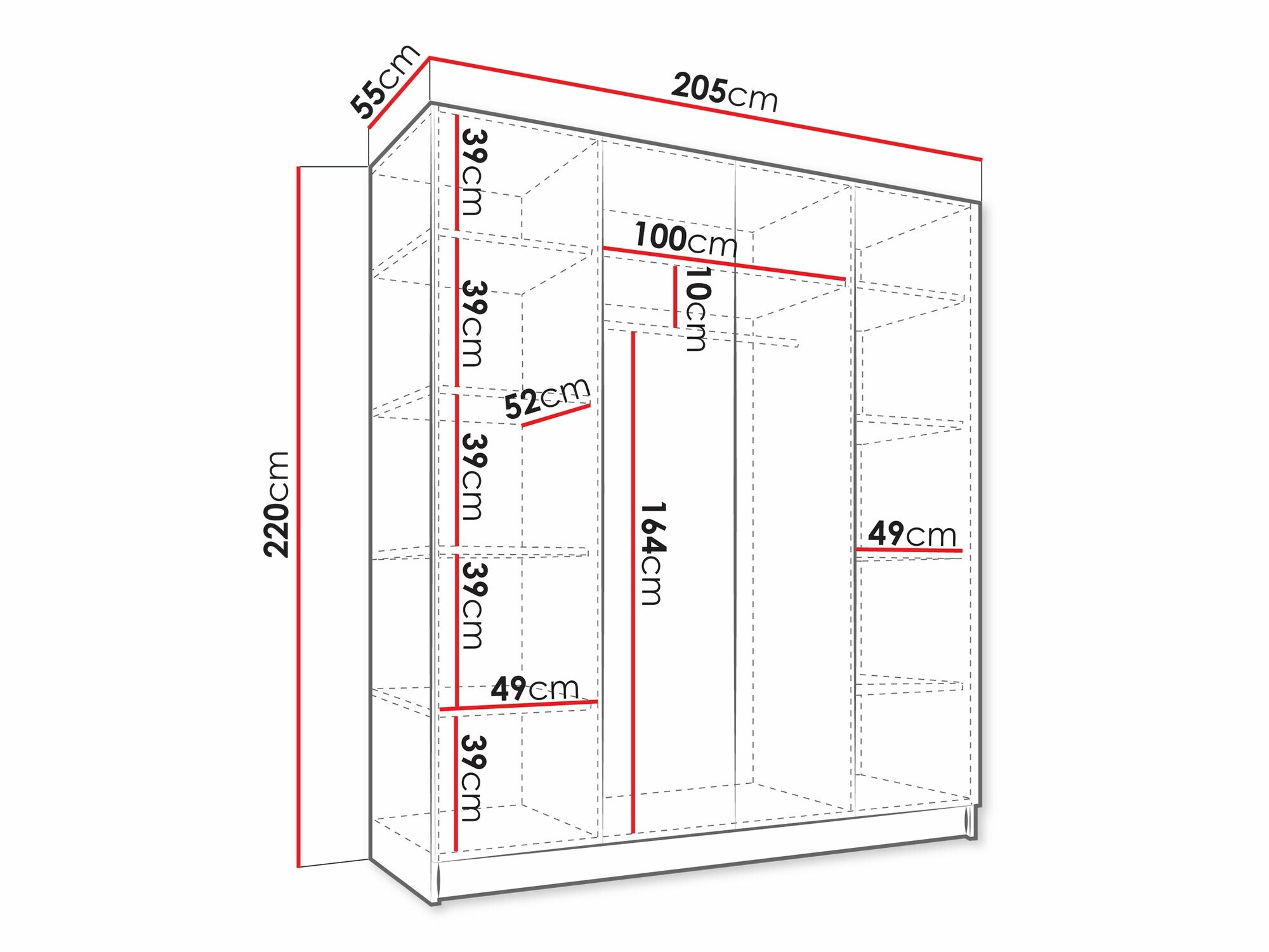 Skapis Lunole 107 (Kašmirs)