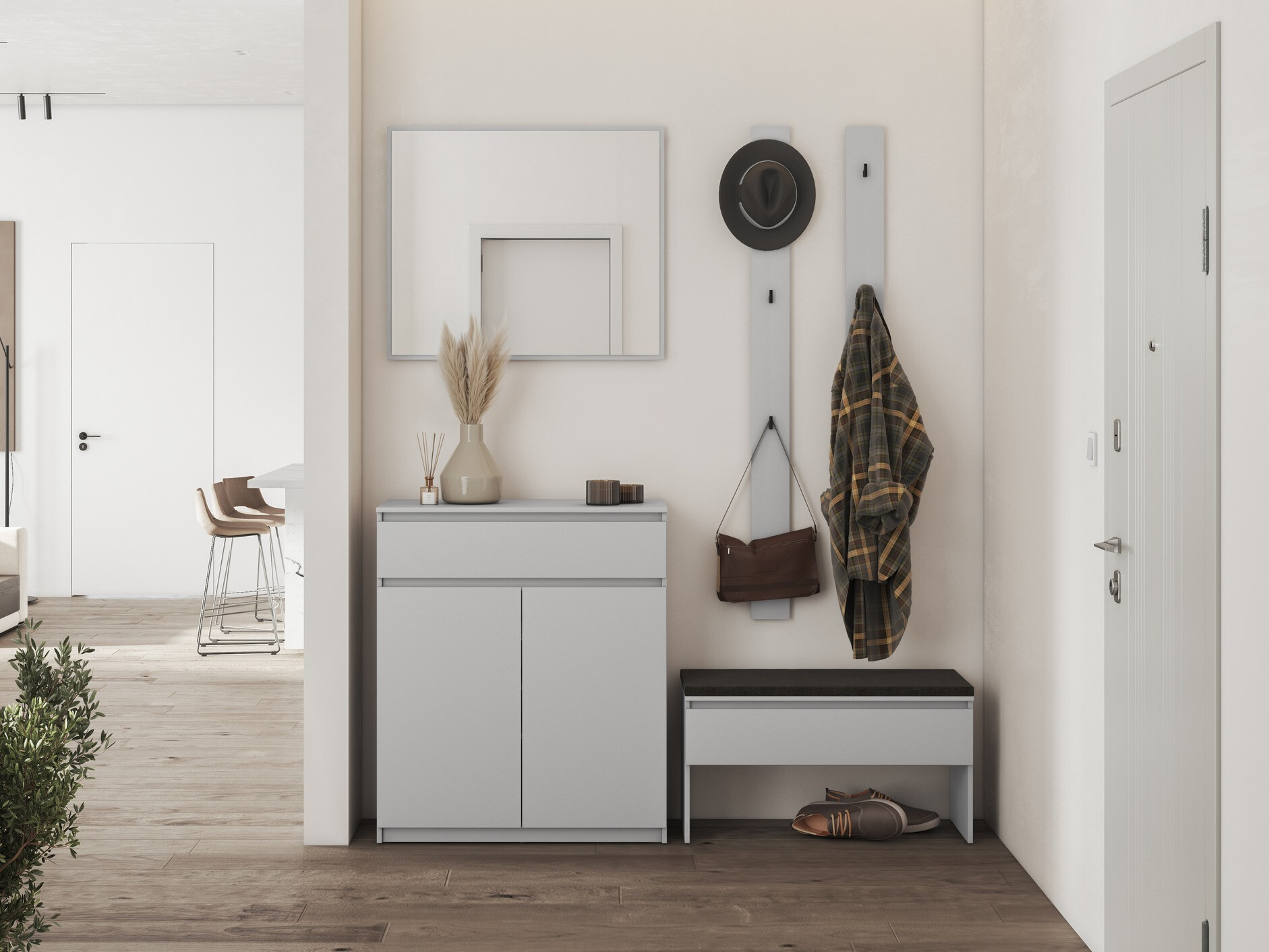 Spogulis Lorcama 101 (Pelēks)