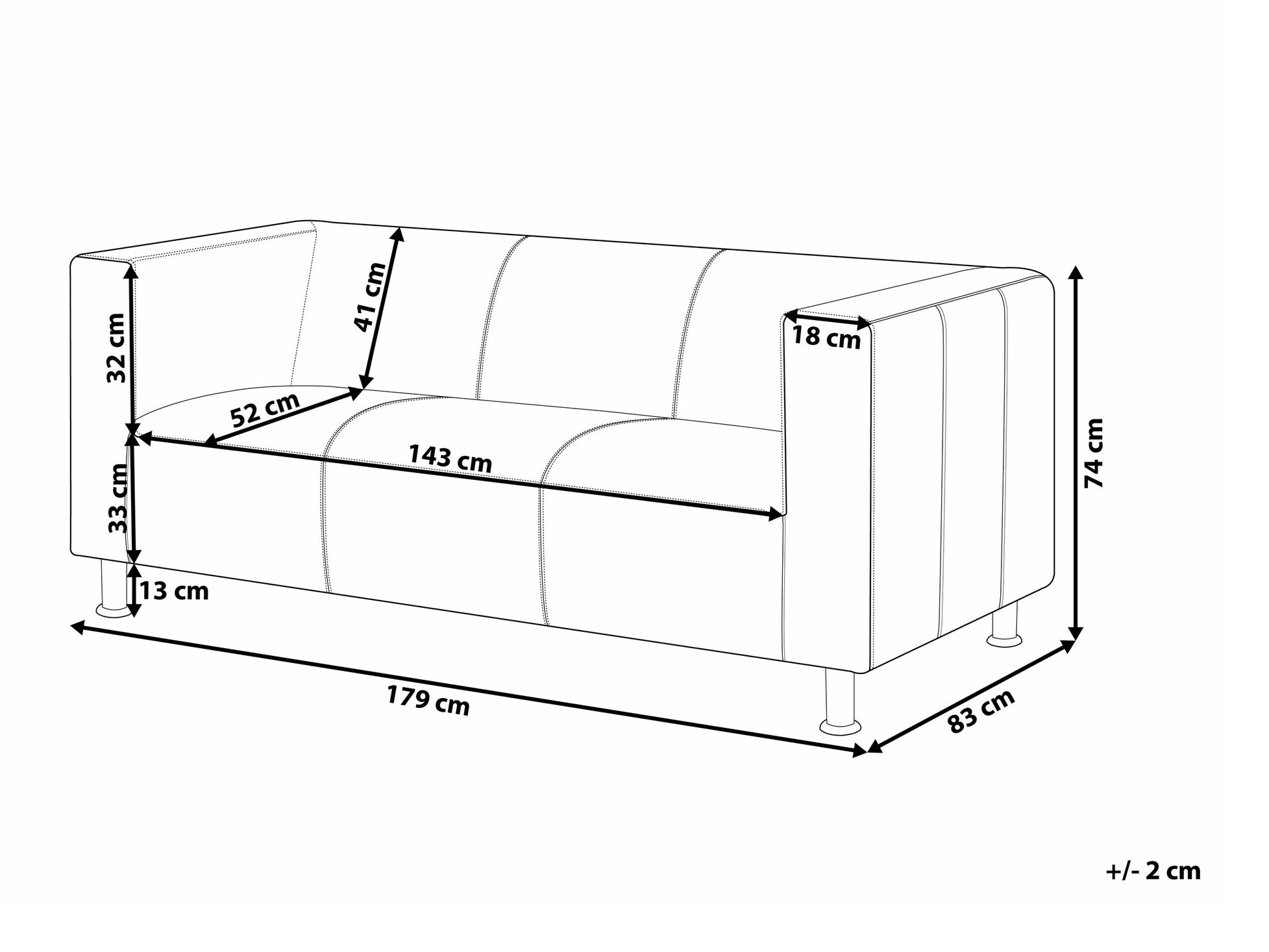 Диван Berwyn 2545 (Белый)