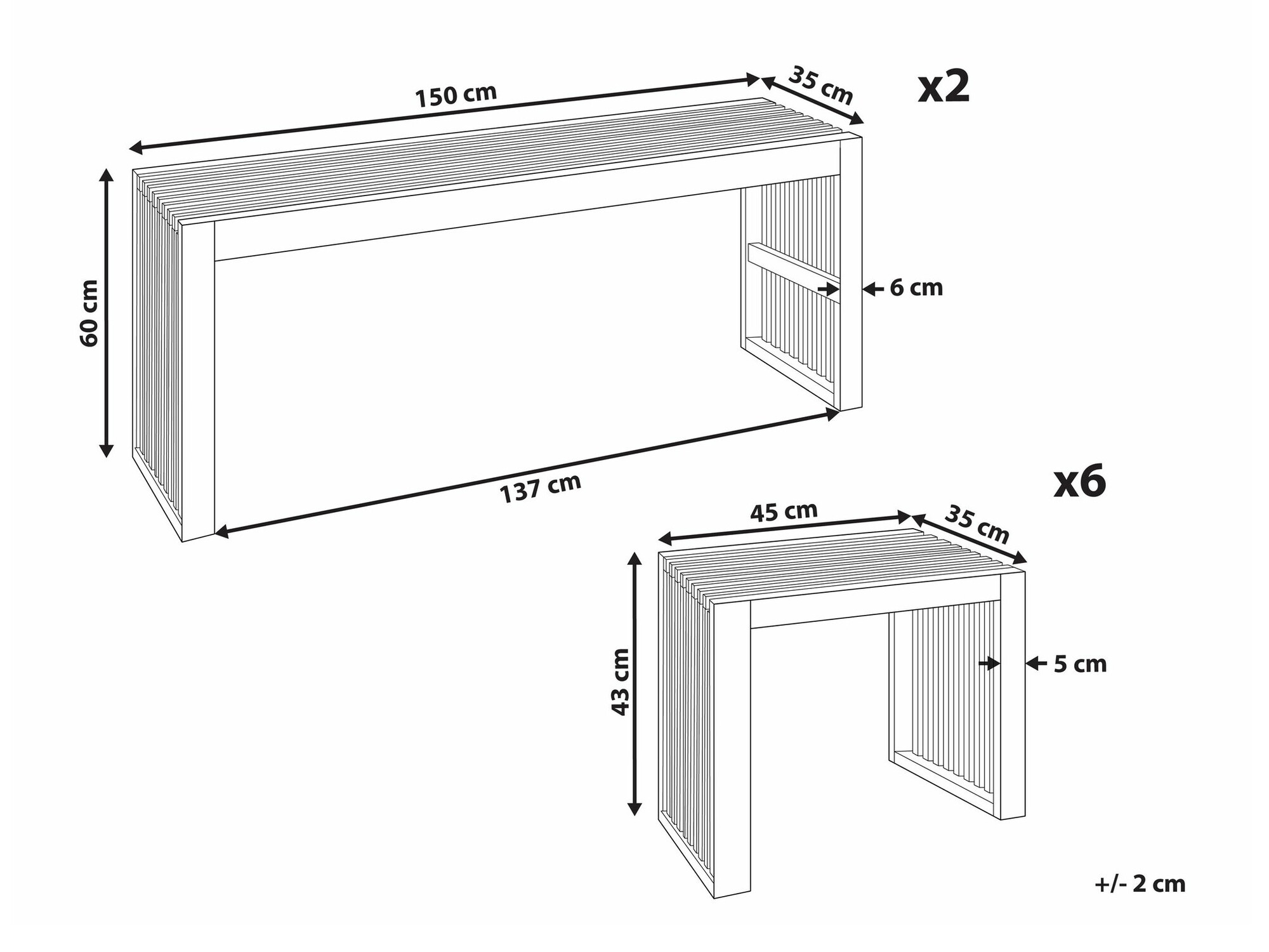 Galds un krēslu komplekts Berwyn 2544