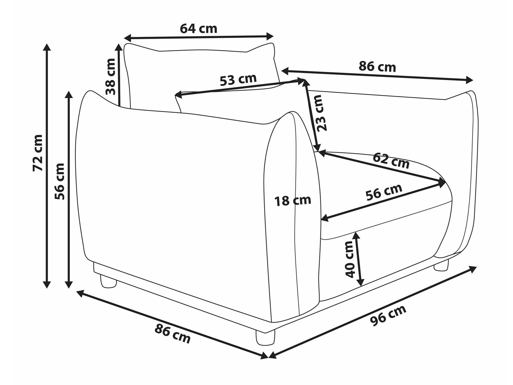 Кресло Berwyn 2547 (Крем)