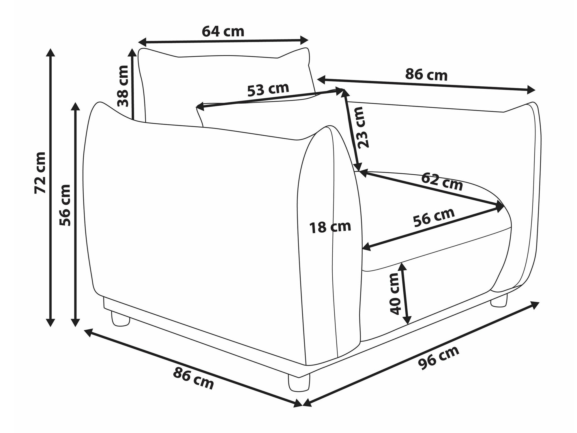 Krēsls Berwyn 2547 (Taupe)