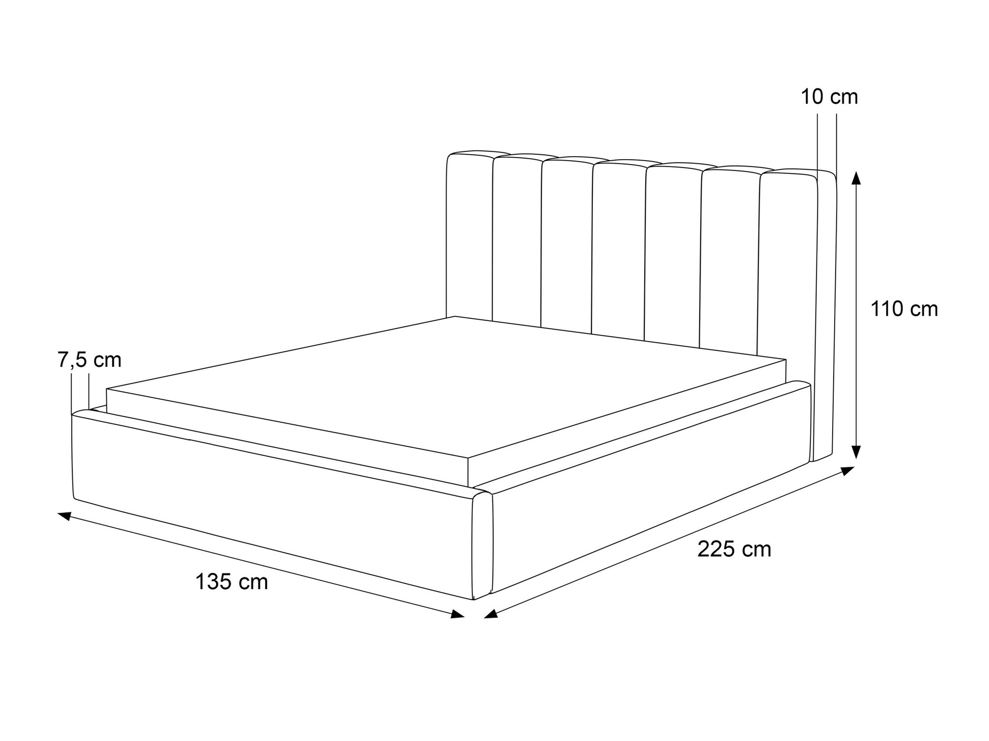 Кровать Martinez 112 (Magic Velvet 2219)