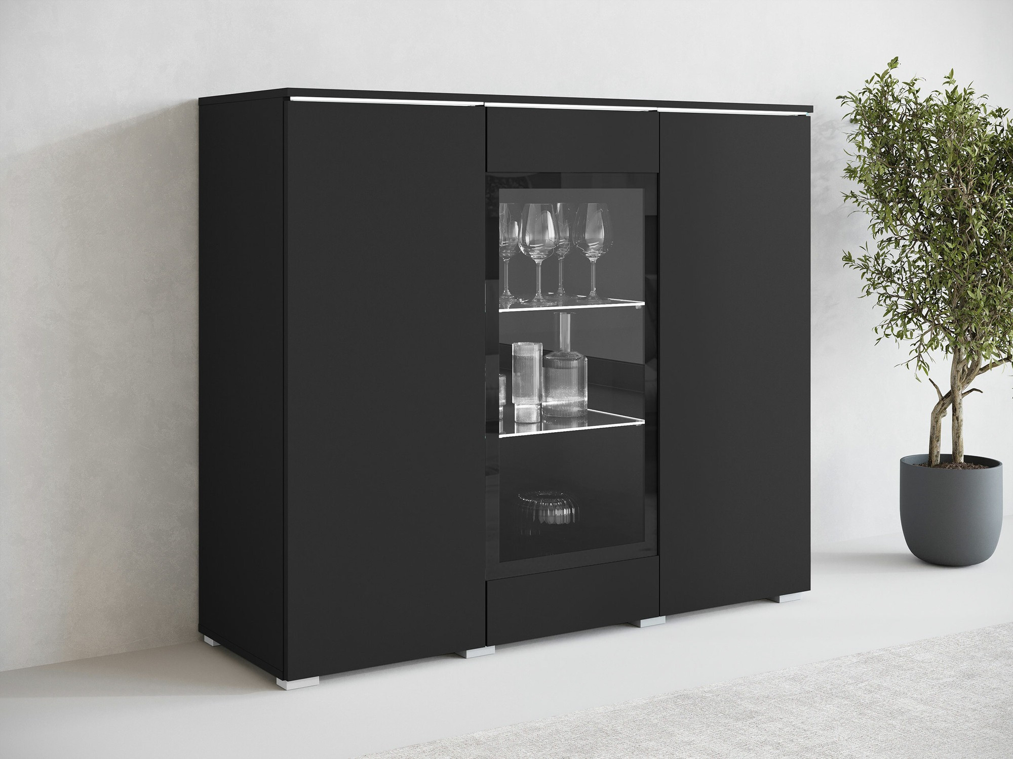 Skapis Sarasota 186 (Grafīts)