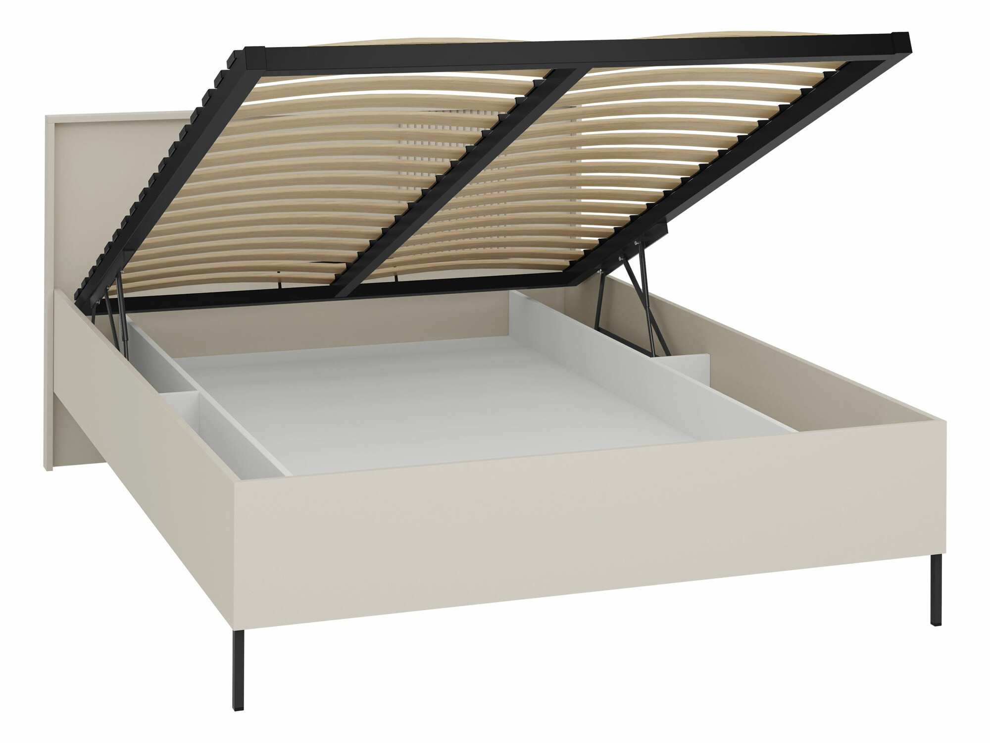 Спальный гарнитур Lunole 111 (Artisan дуб + Чёрный)