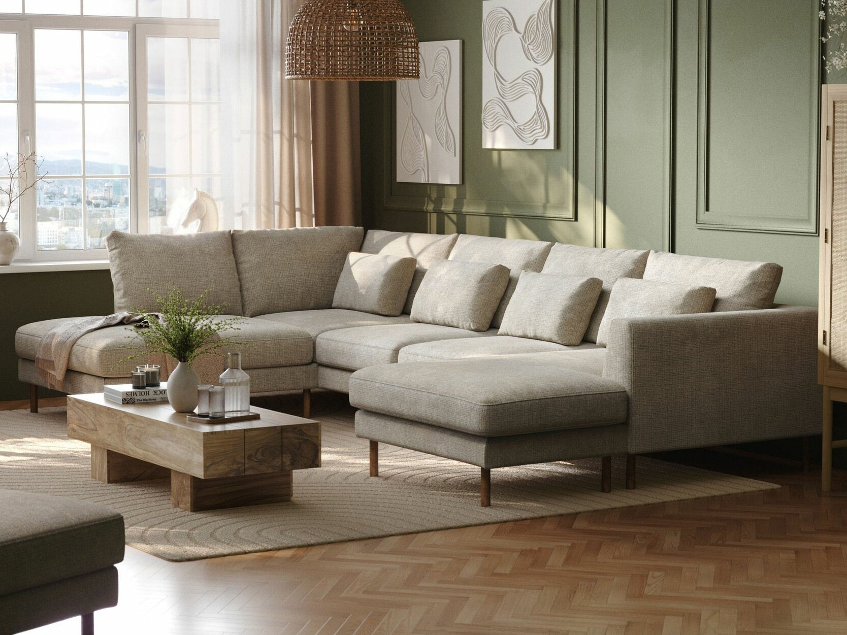 Stūra dīvāns Ruvsonu 112 (Cremona 04)