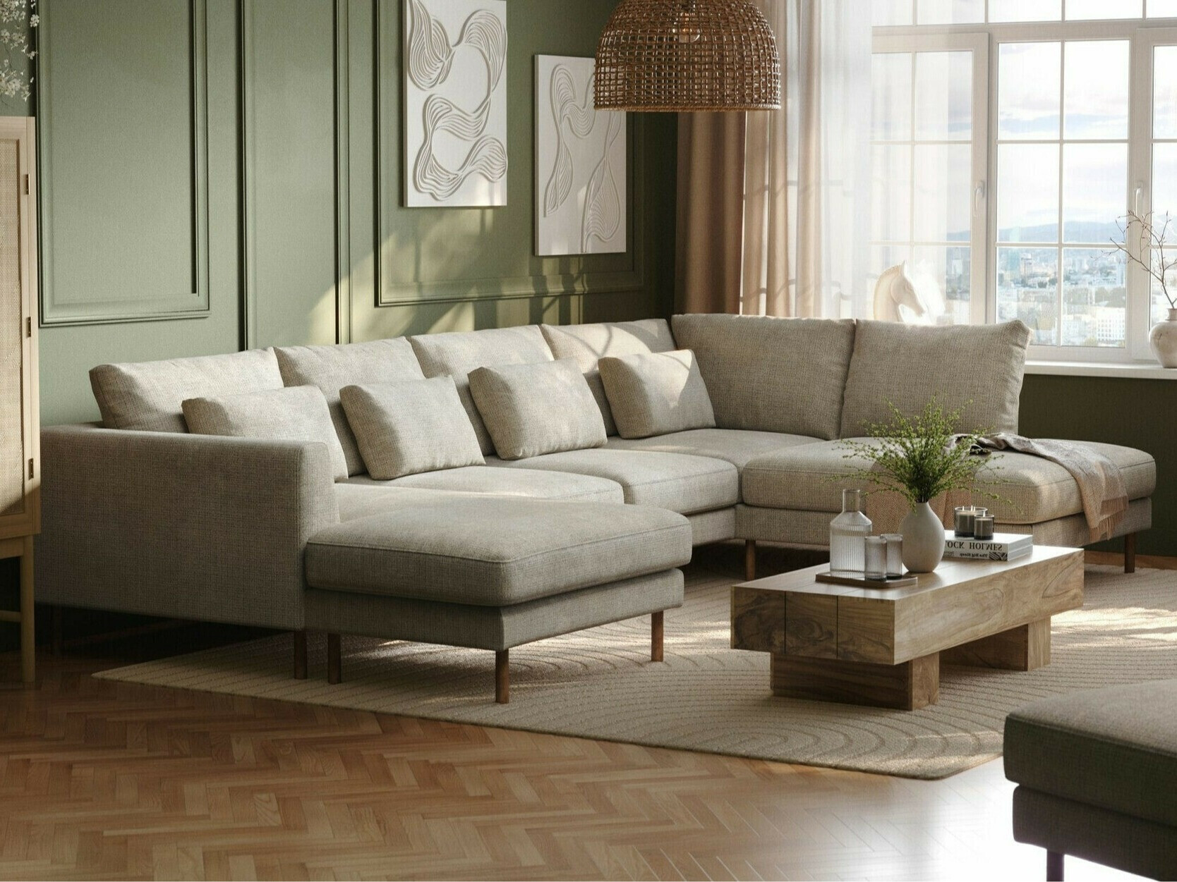 Stūra dīvāns Ruvsonu 112 (Cremona 04)