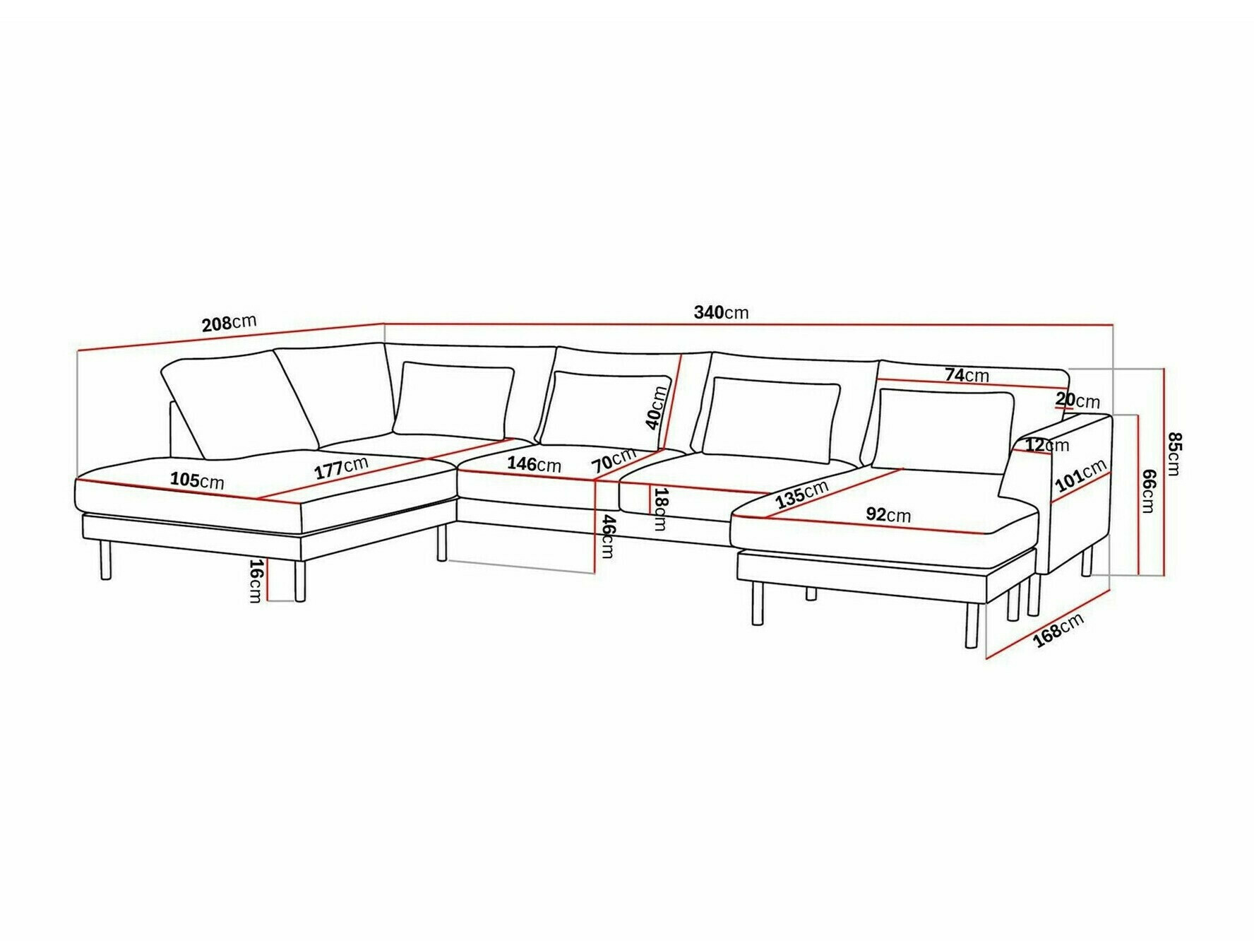Угловой диван Ruvsonu 112 (Cremona 04)