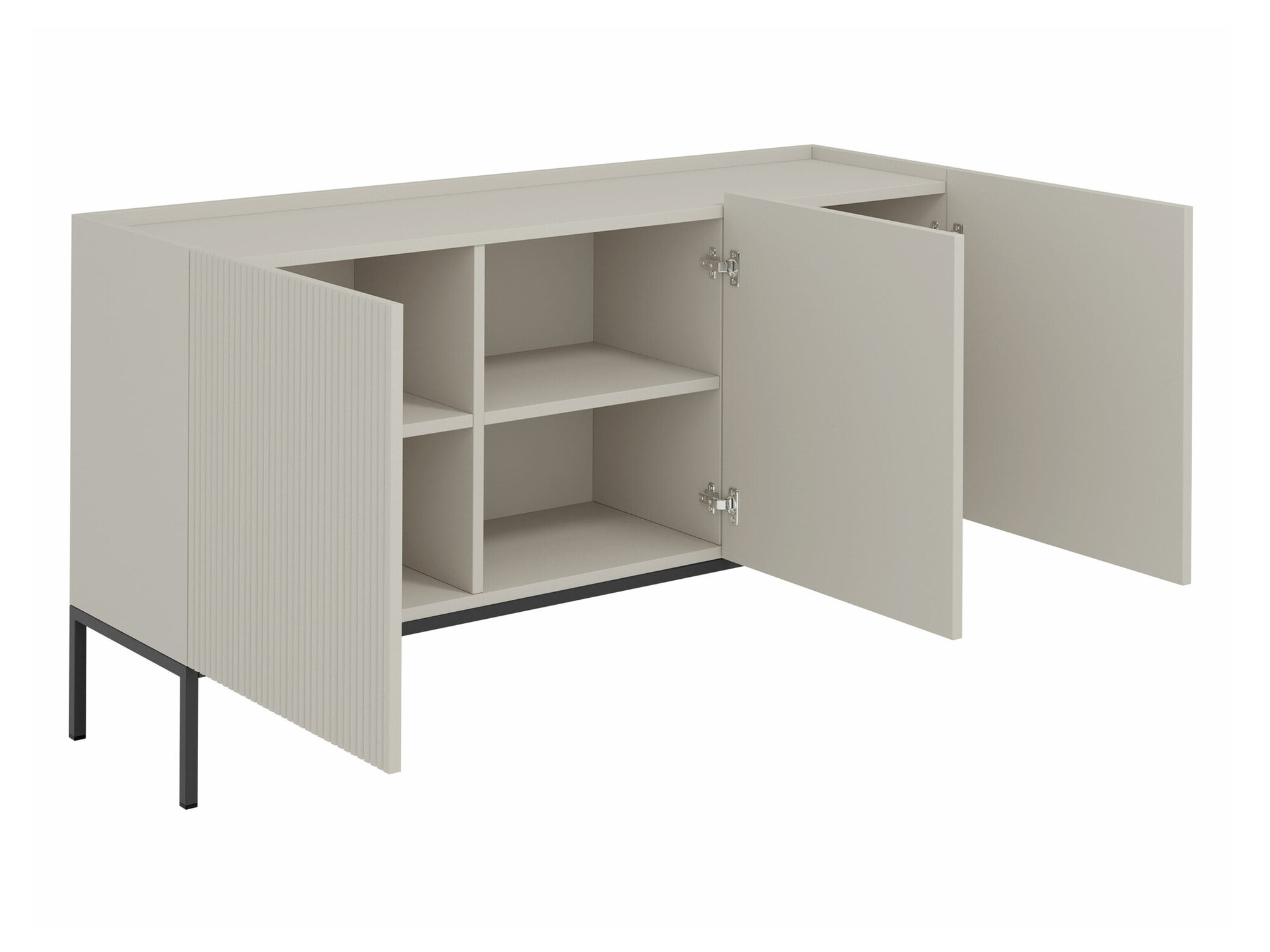 Viesistabas komplekts Lunole 110 (Artisan ozols + Melns)