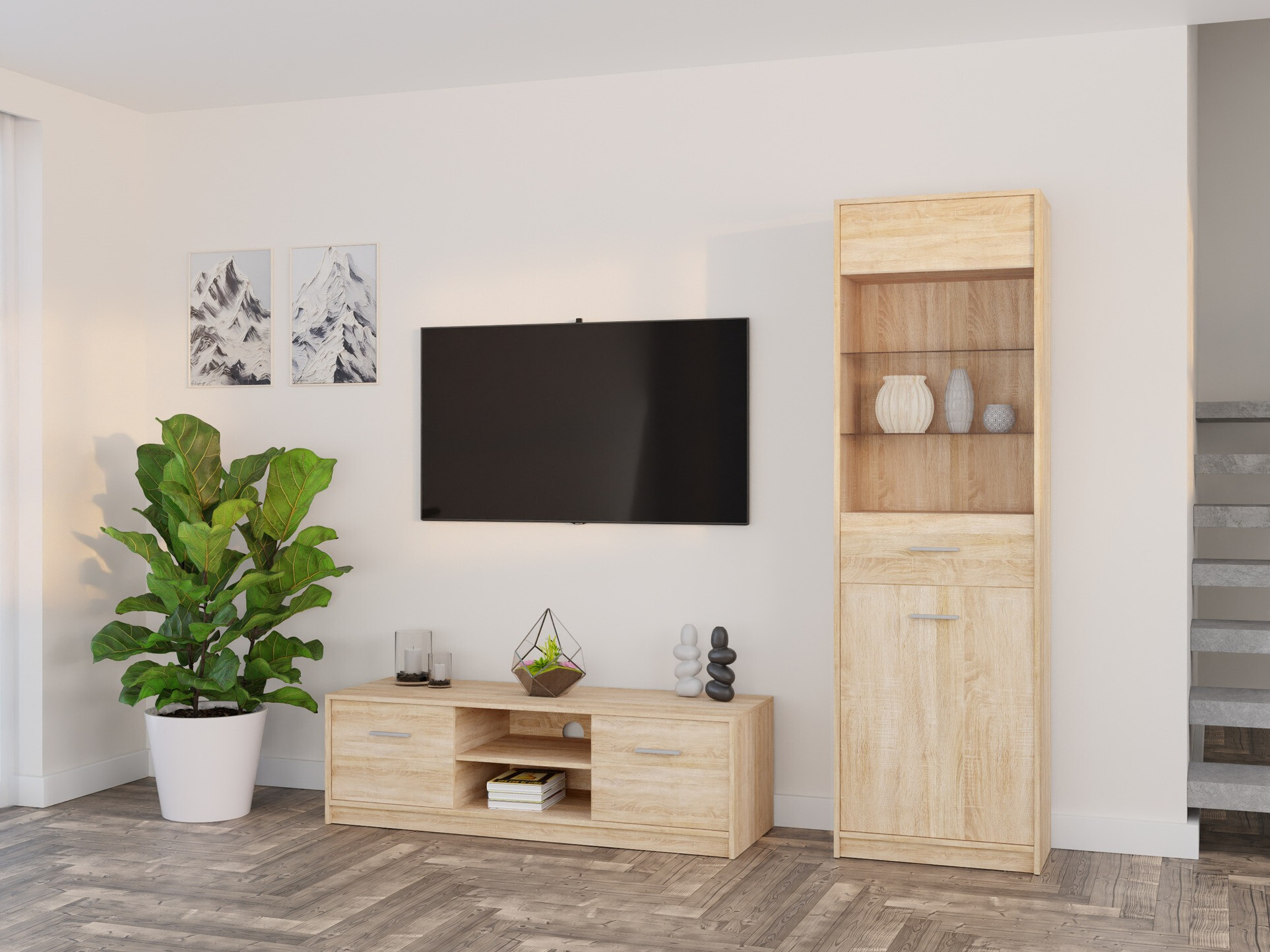 Набор для гостиной Novsore 161 (Сонома Дуб)