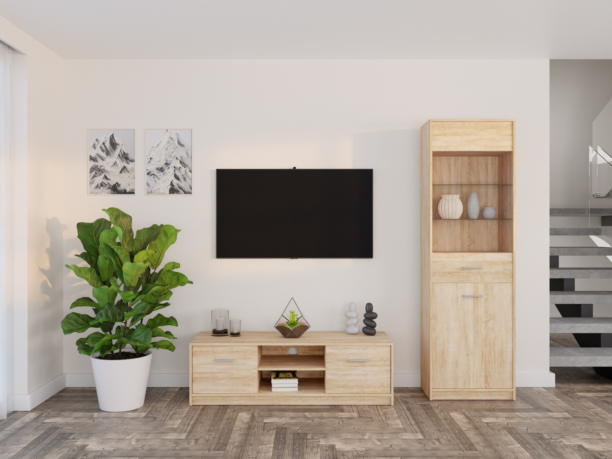 Набор для гостиной Novsore 161 (Сонома Дуб)