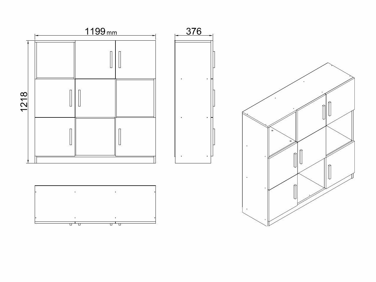 Шкафчик Kailua 2422 (Белый)