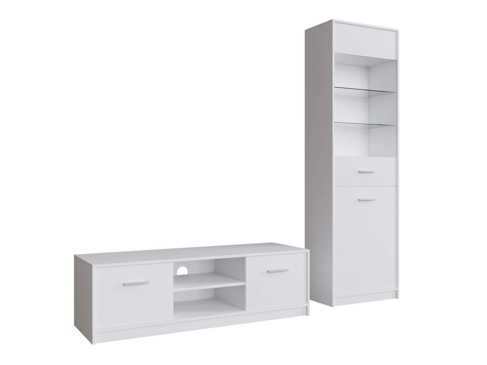 Viesistabas komplekts Novsore 161 (Balts)