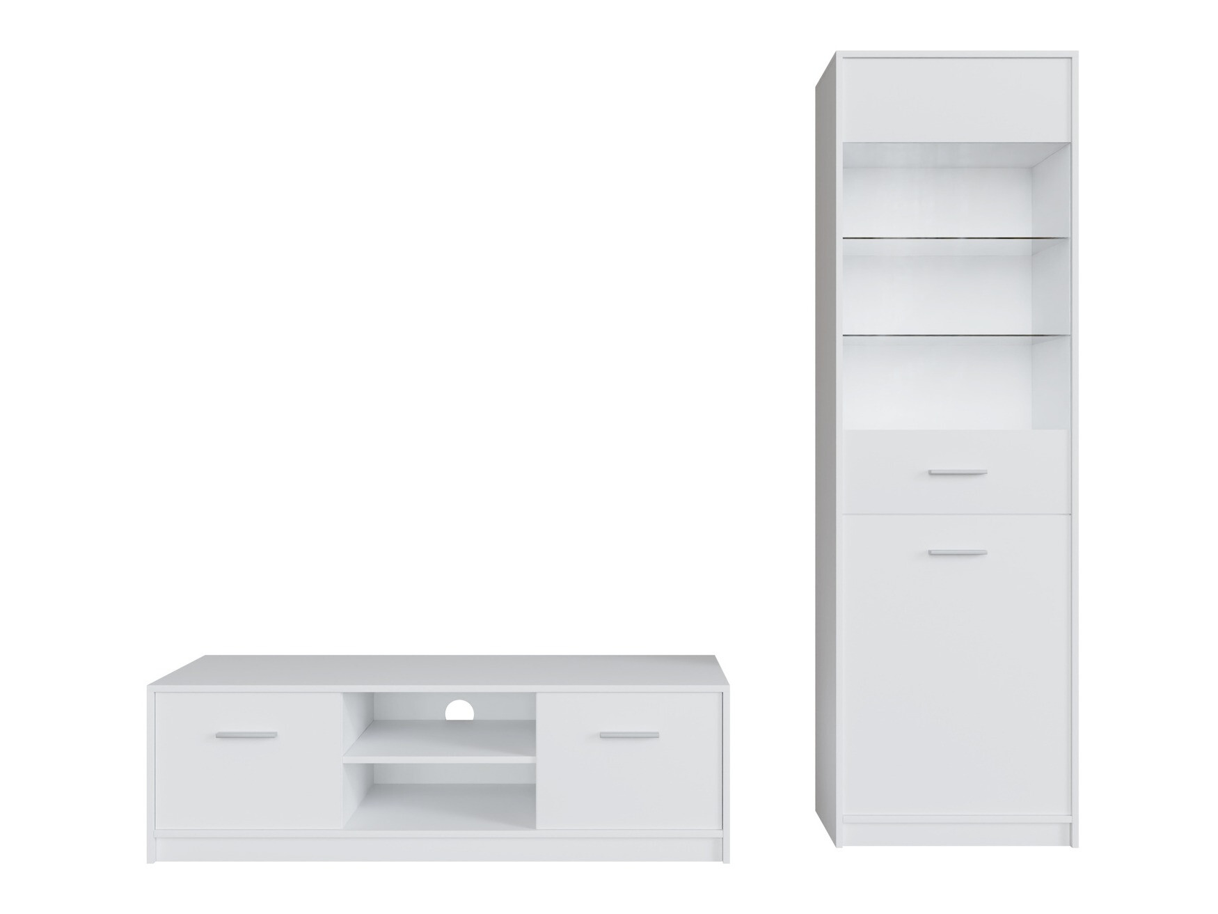 Viesistabas komplekts Novsore 161 (Balts)